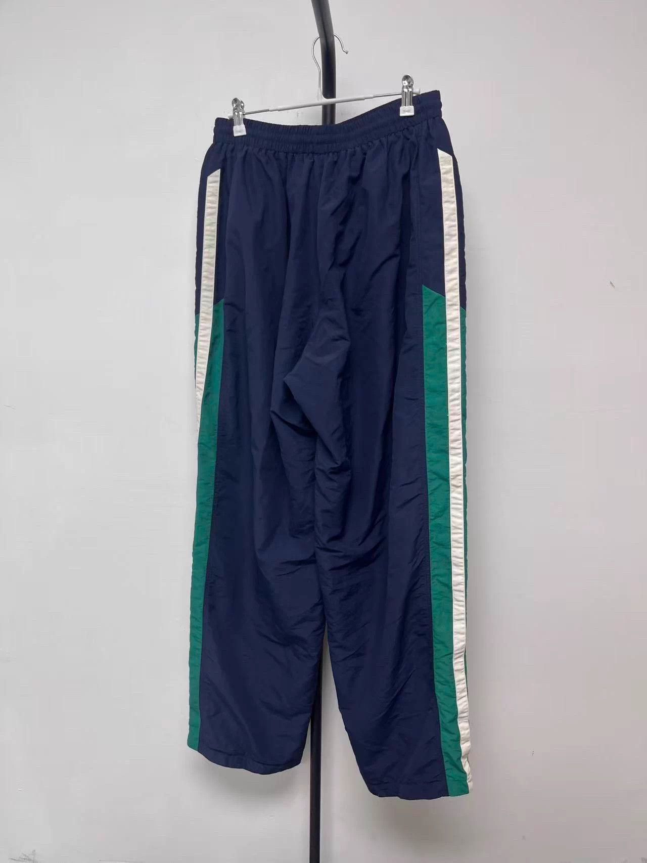 Balenciaga Balenciaga Logo Stripe Knit Track Pants Blue 48 Size US 34 / EU 50 - 2 Thumbnail