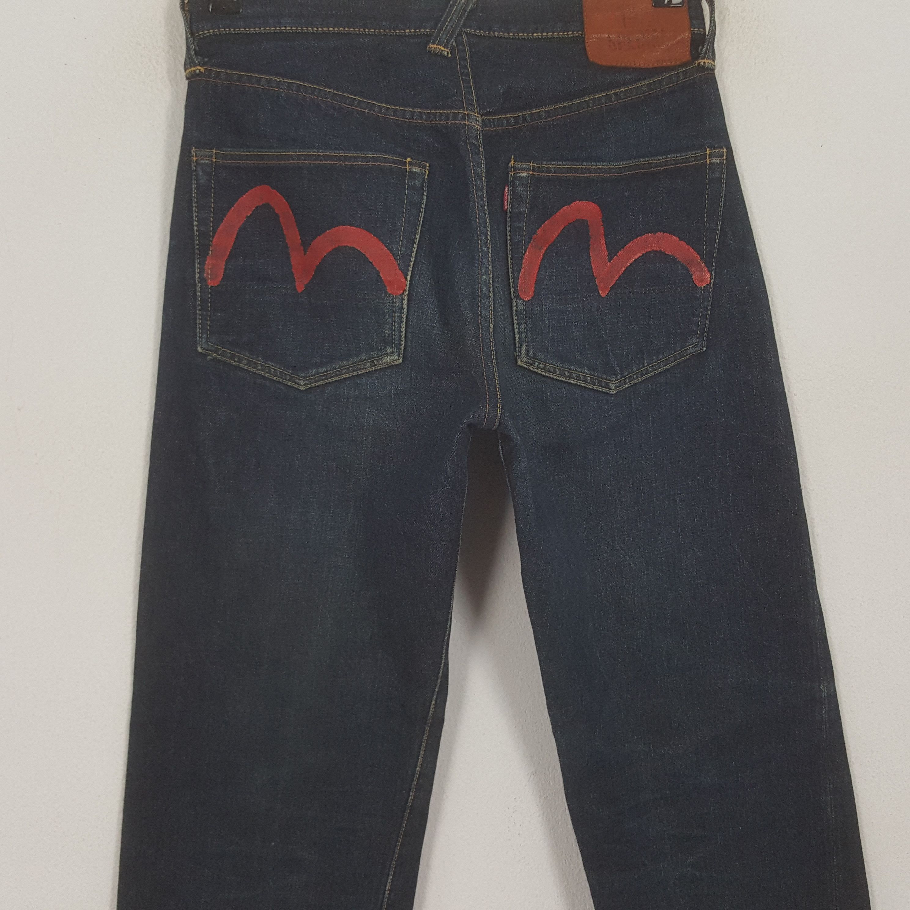 Evisu × Japanese Brand × Vintage Vintage Evisu Japanese Brand Daicock Custom Art Denim Jeans Size US 27 - 5 Thumbnail