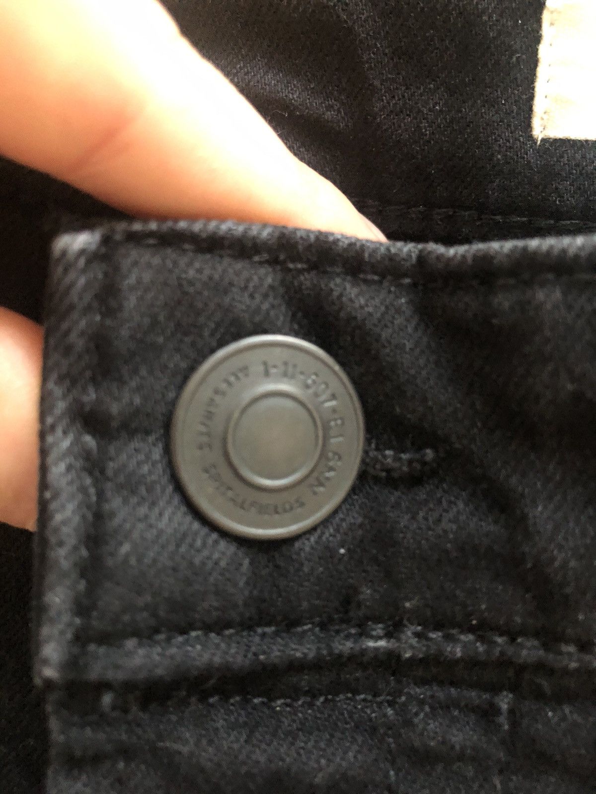 Allsaints ALLSAINTS JOEY TYPE SKINNY BLACK DENIM PANTS Size US 34 / EU 50 - 3 Thumbnail
