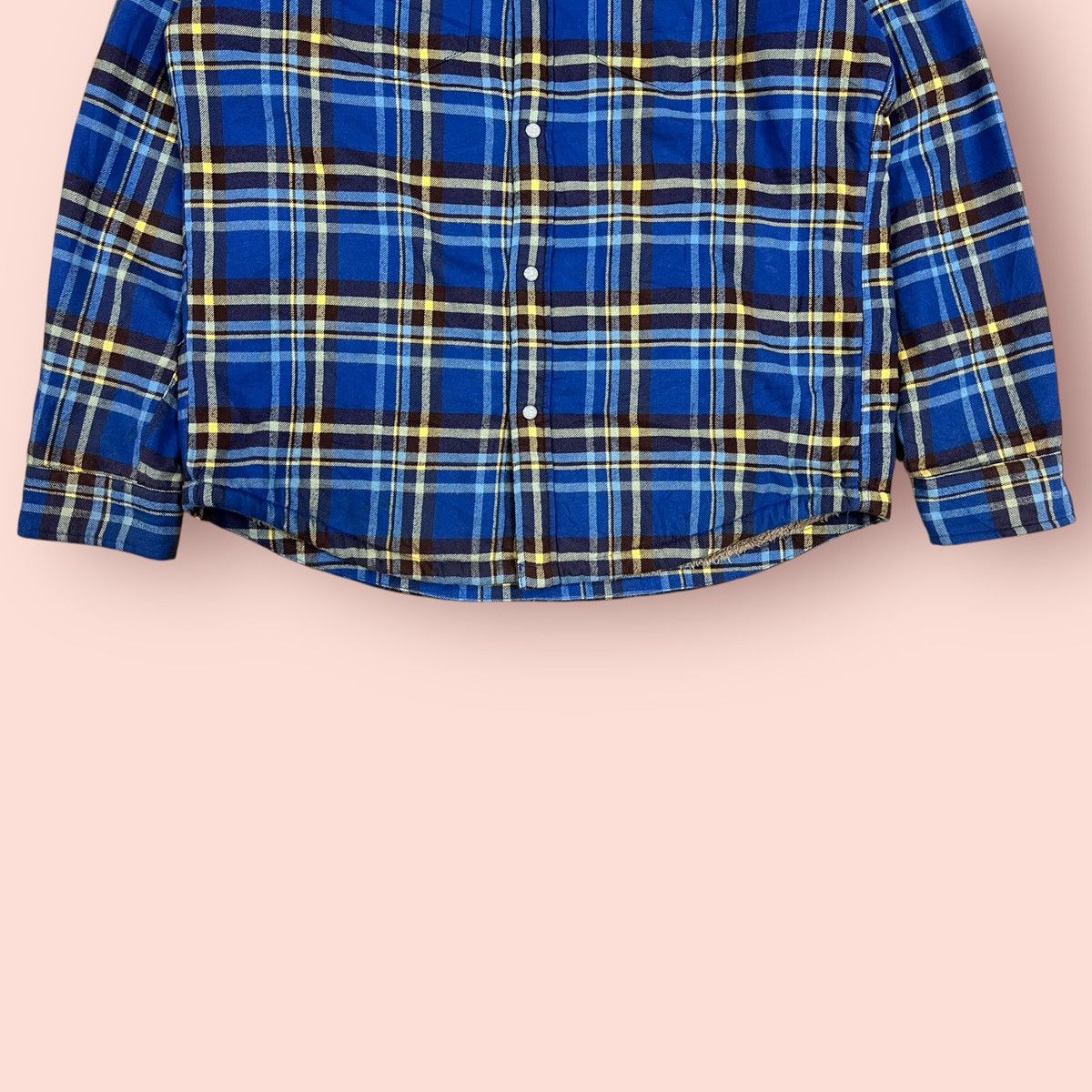 Flannel × Japanese Brand × Uniqlo VINTAGE UNIQLO WESTERN DESIGN DOUBLE CHEST POCKET FLANNEL Size US XL / EU 56 / 4 - 9 Thumbnail