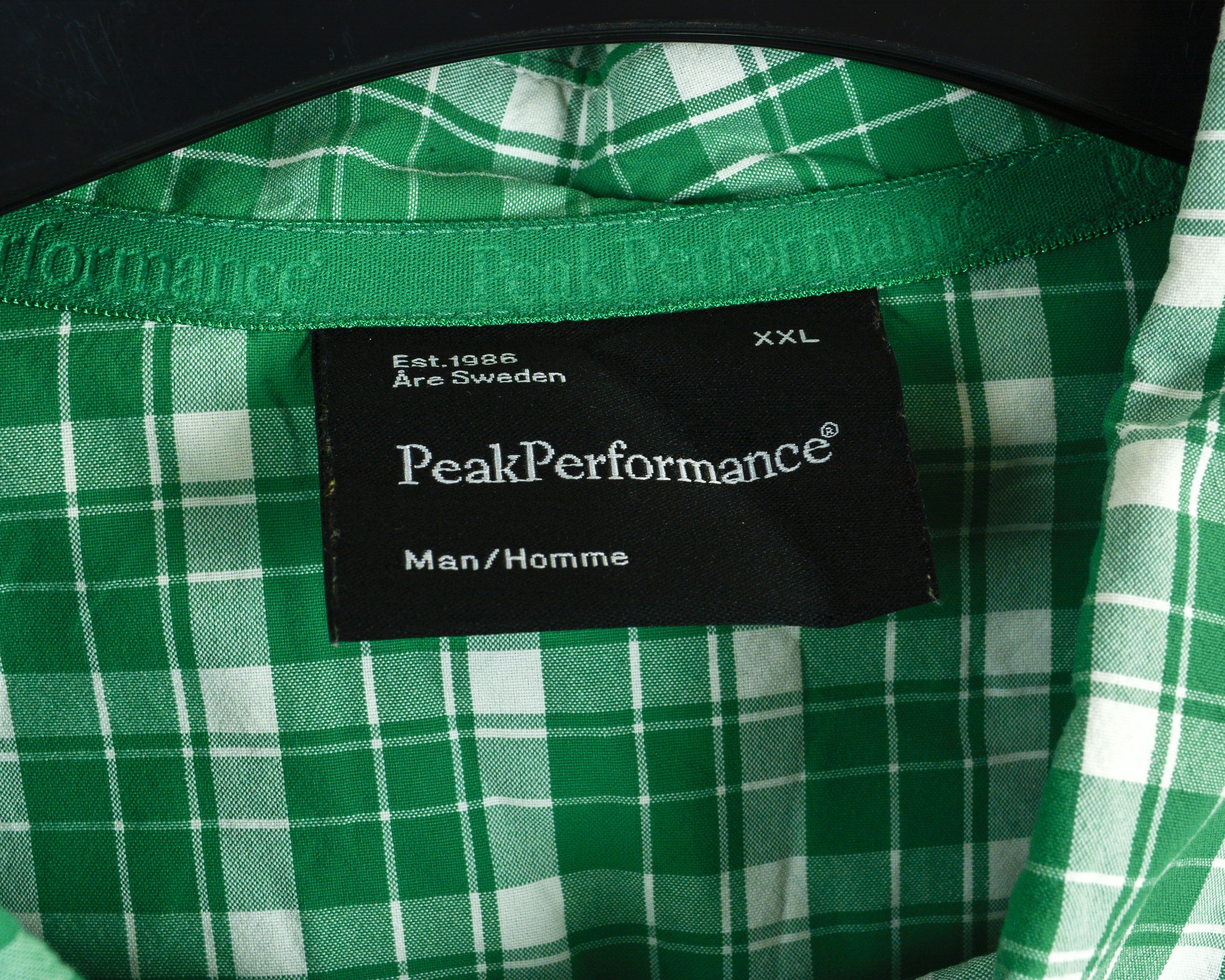 Peak Performance PEAK PERFORMANCE Shirt Checked Short Sleeved Top Size US XXL / EU 58 / 5 - 4 Thumbnail