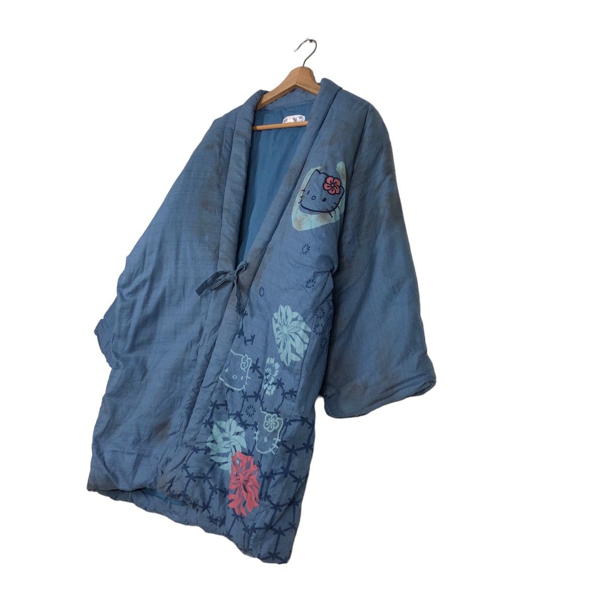 Cartoon Network 🔥Vintage Long Kimono Traditional Japanese Hello Kitty Big Size US L / EU 52-54 / 3 - 2 Thumbnail