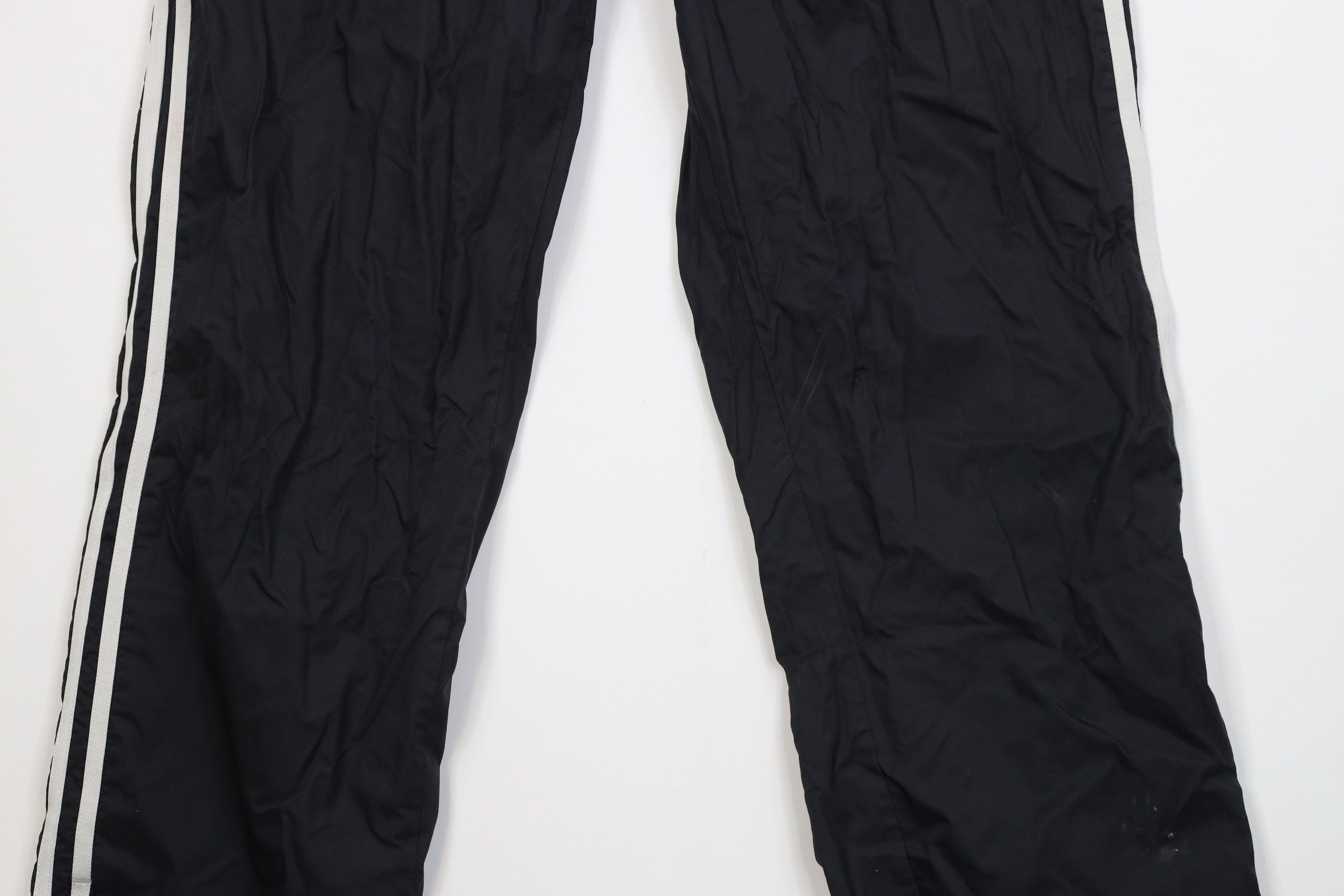 Adidas Vintage Y2K Adidas Distressed Lined Windbreaker Pants Black Size US 34 / EU 50 - 3 Thumbnail