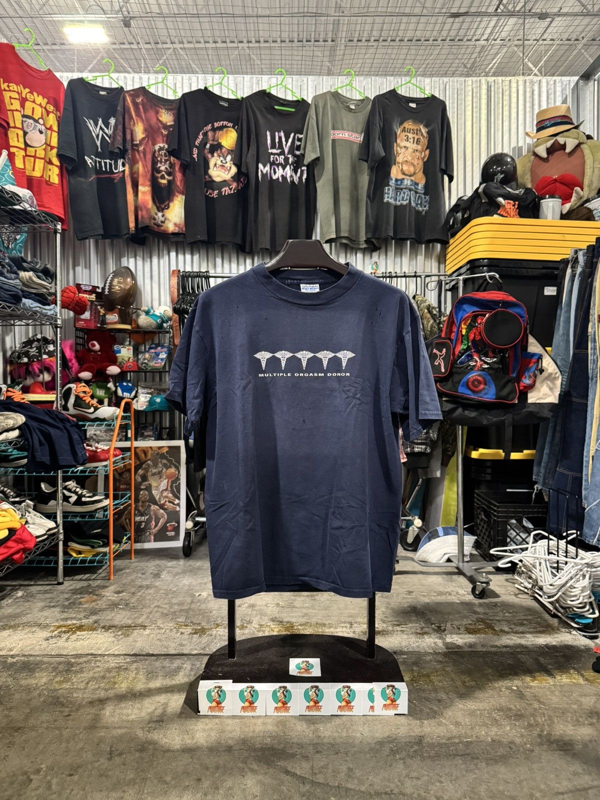 Vintage 90s Vintage Multiple Orgasm Donor Tee XL Size US XL / EU 56 / 4 - 1 Thumbnail