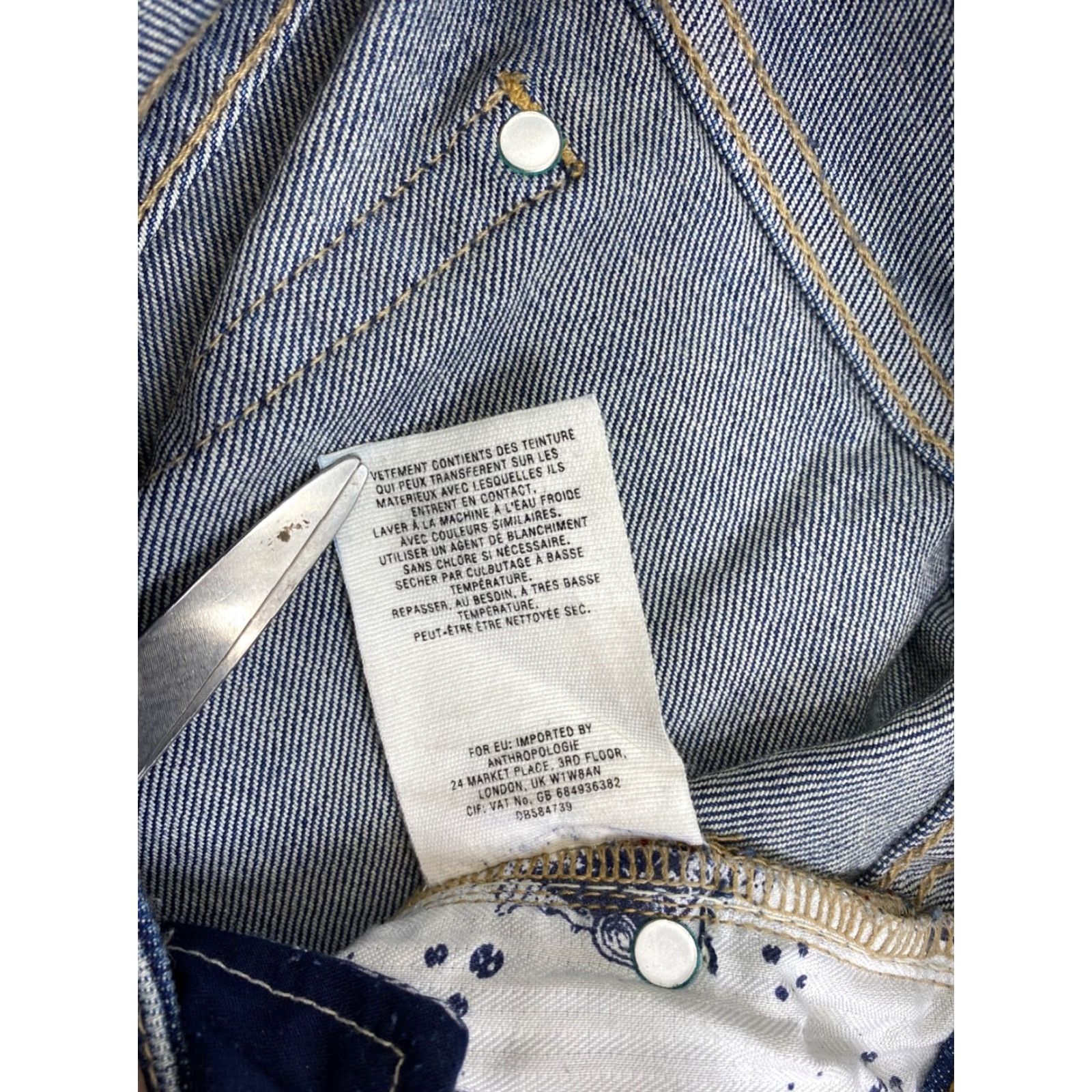 Vintage Pilcro and the Letterpress Parallel Denim Jeans Womens 25 Slim Regular Denim Blue Skinny Stretch Pockets Casual 90s? Size 42" / US 20 - 4 Thumbnail