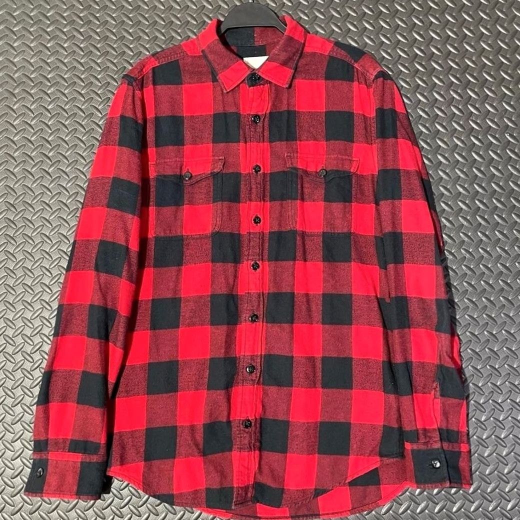 American Eagle Outfitters American Eagle Flannel Button Up Shirt Red Black Plaid Long Sleeve Heavy Cotton Sz M Big & Tall Mens MT Size US M / EU 48-50 / 2 - 2 Thumbnail