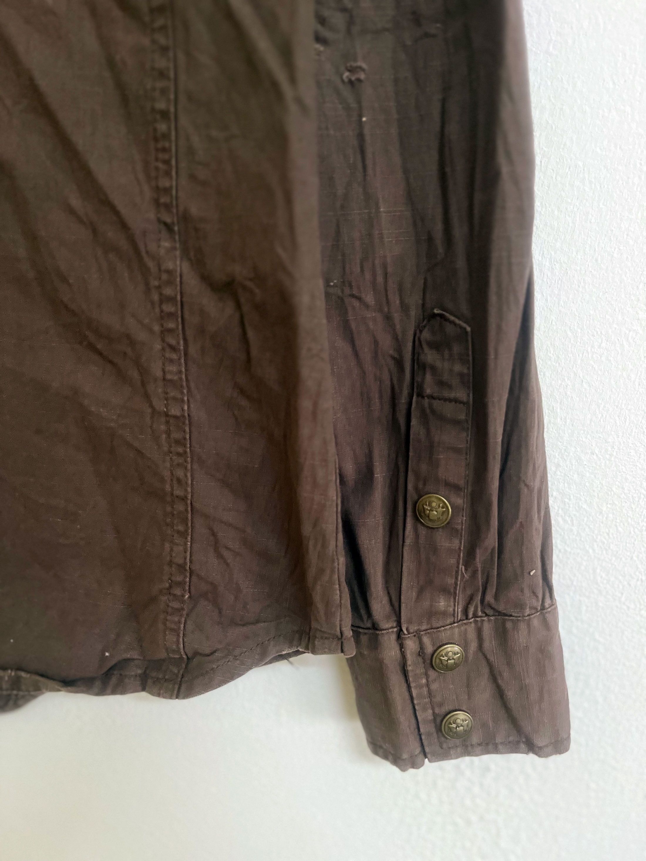 In The Attic IN THE ATTIC Studs Zipper Western Long Sleeve Size US M / EU 48-50 / 2 - 5 Thumbnail