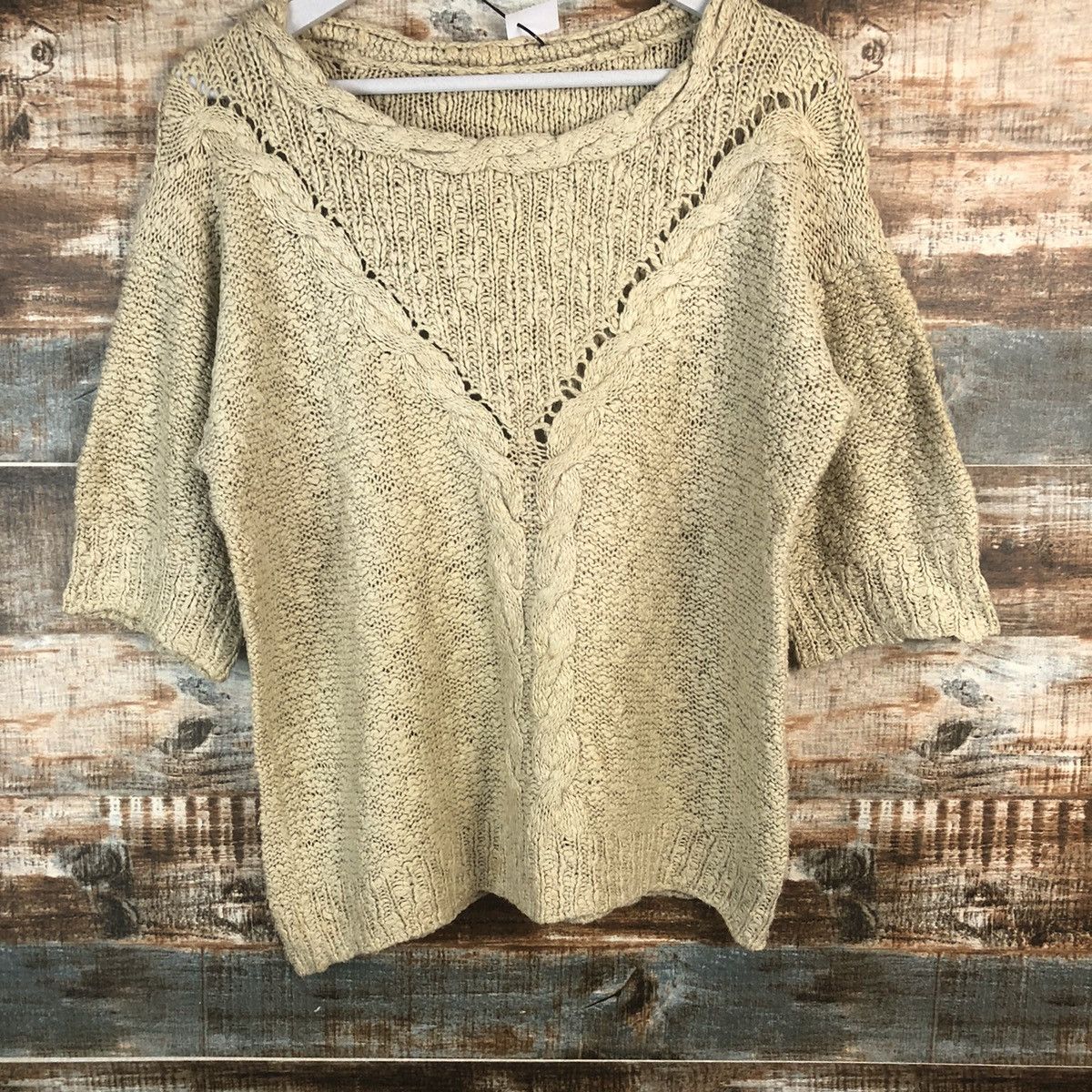Homespun Knitwear × Japanese Brand Japanese Brand vintage Brown Knitwear #A2268 Size M / US 6-8 / IT 42-44 - 3 Thumbnail