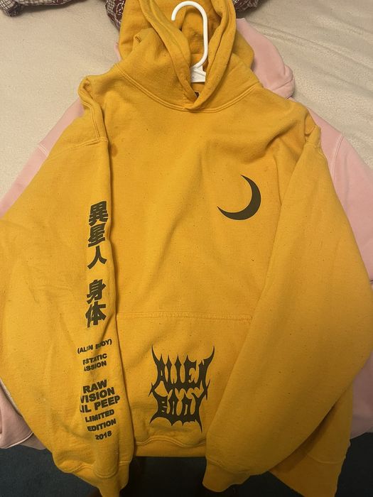 Raw vision hot sale hoodie yellow