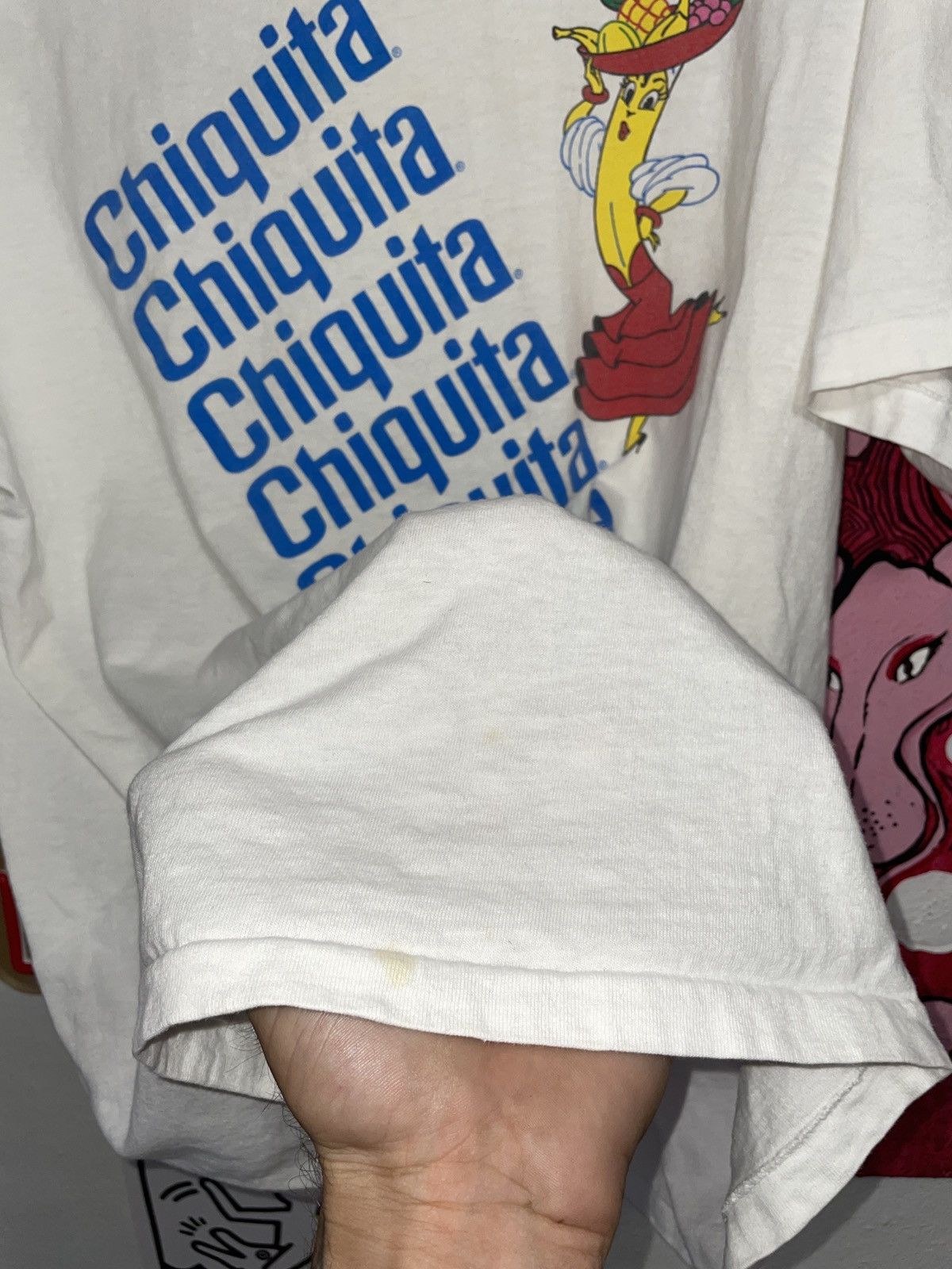 Hanes × Vintage VTG CHIQUITA BANANA SHIRT Size US L / EU 52-54 / 3 - 7 Thumbnail