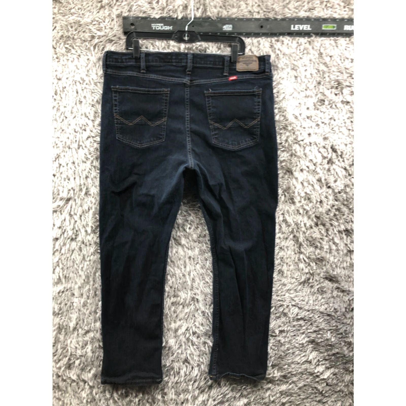 Wrangler VINTAGE Wrangler Jeans Size 40x30 Mens Mid Rise Straight Leg Dark Wash Blue Denim Size US 40 / EU 56 - 5 Thumbnail