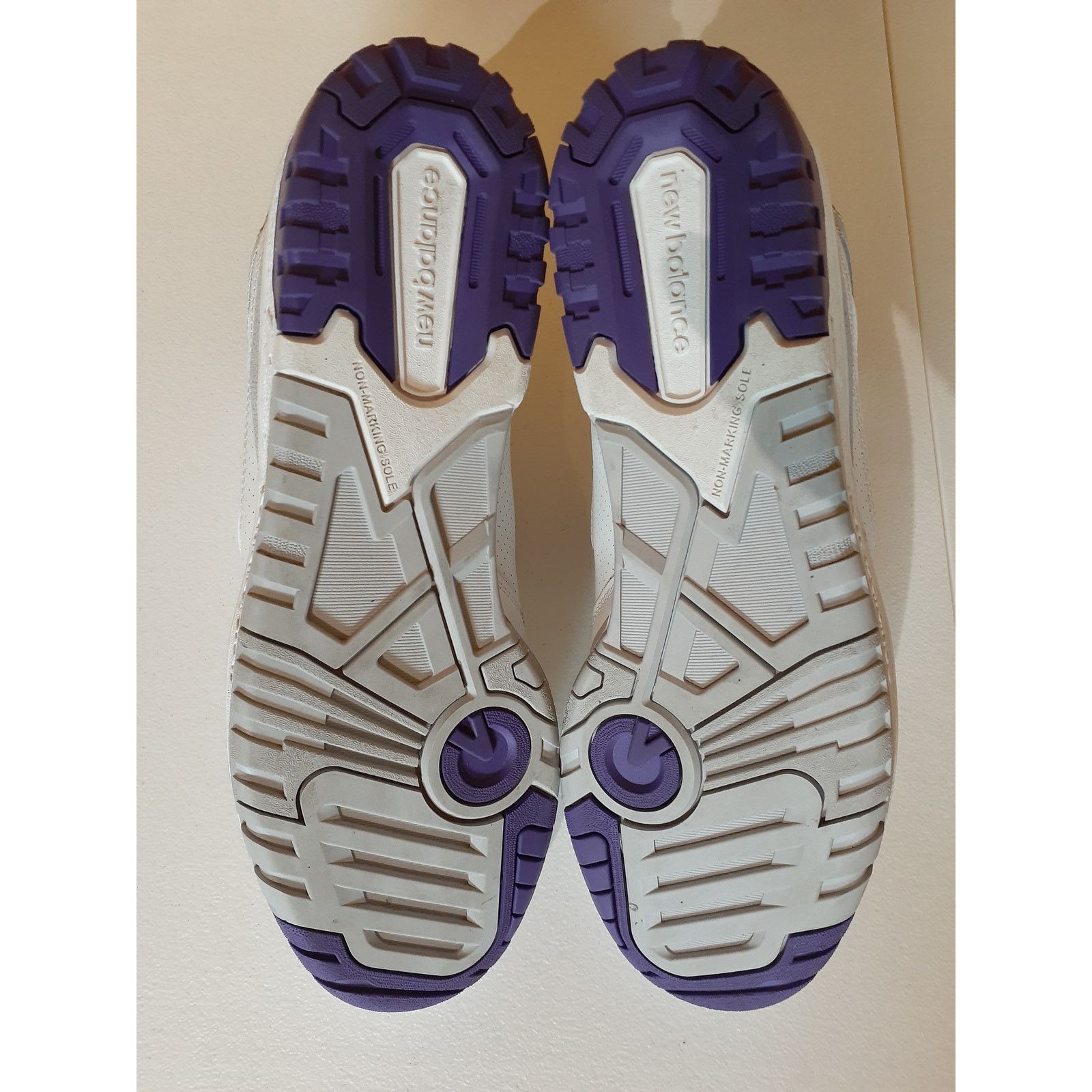 New Balance New Balance Men's 650 Sneaker White/Purple Size 10.5 Size US 10 / EU 43 - 5 Thumbnail