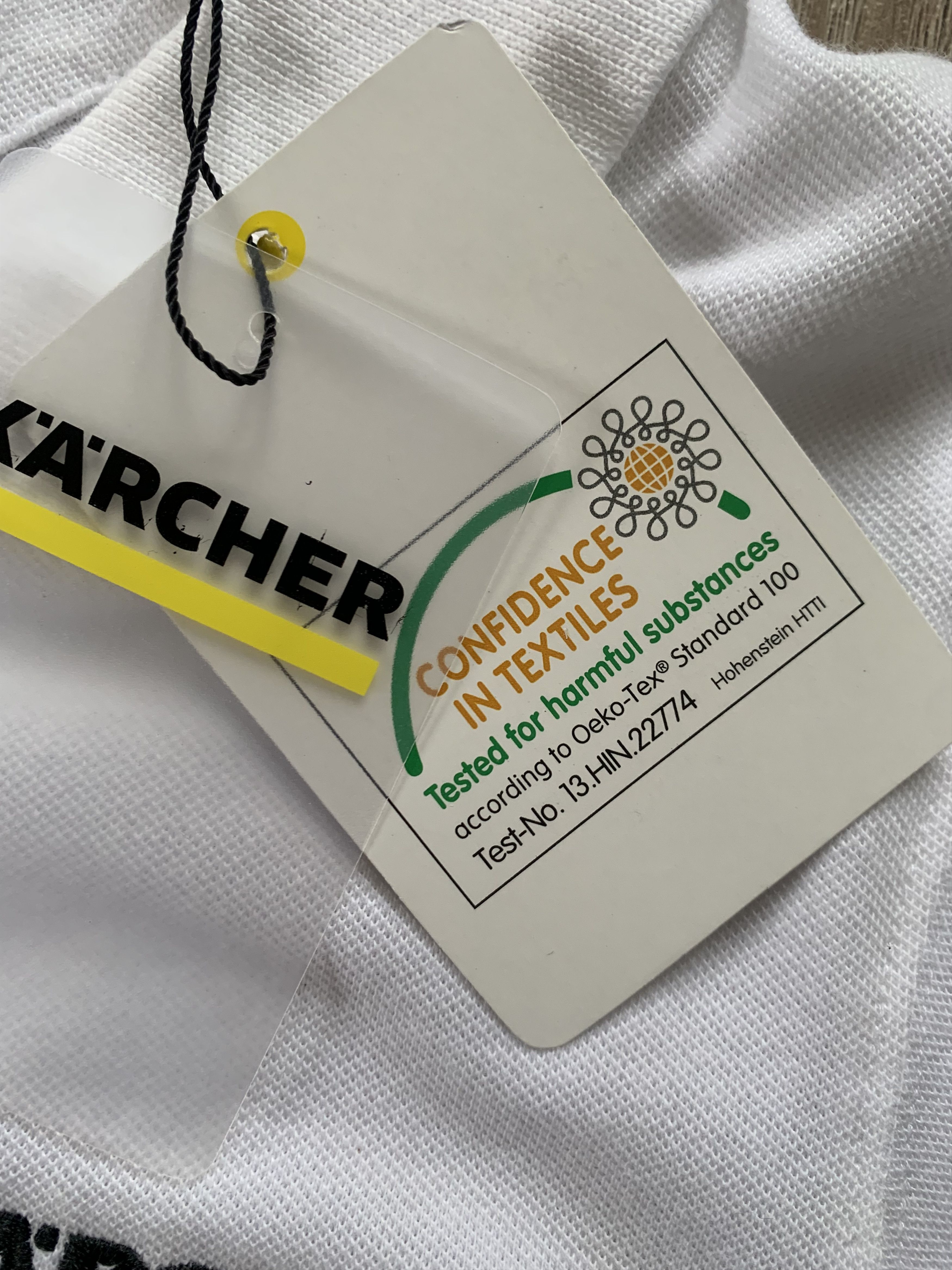 Other Kärcher Exclusive White Cotton Polo T-Shirt Size XS / US 0-2 / IT 36-38 - 6 Thumbnail