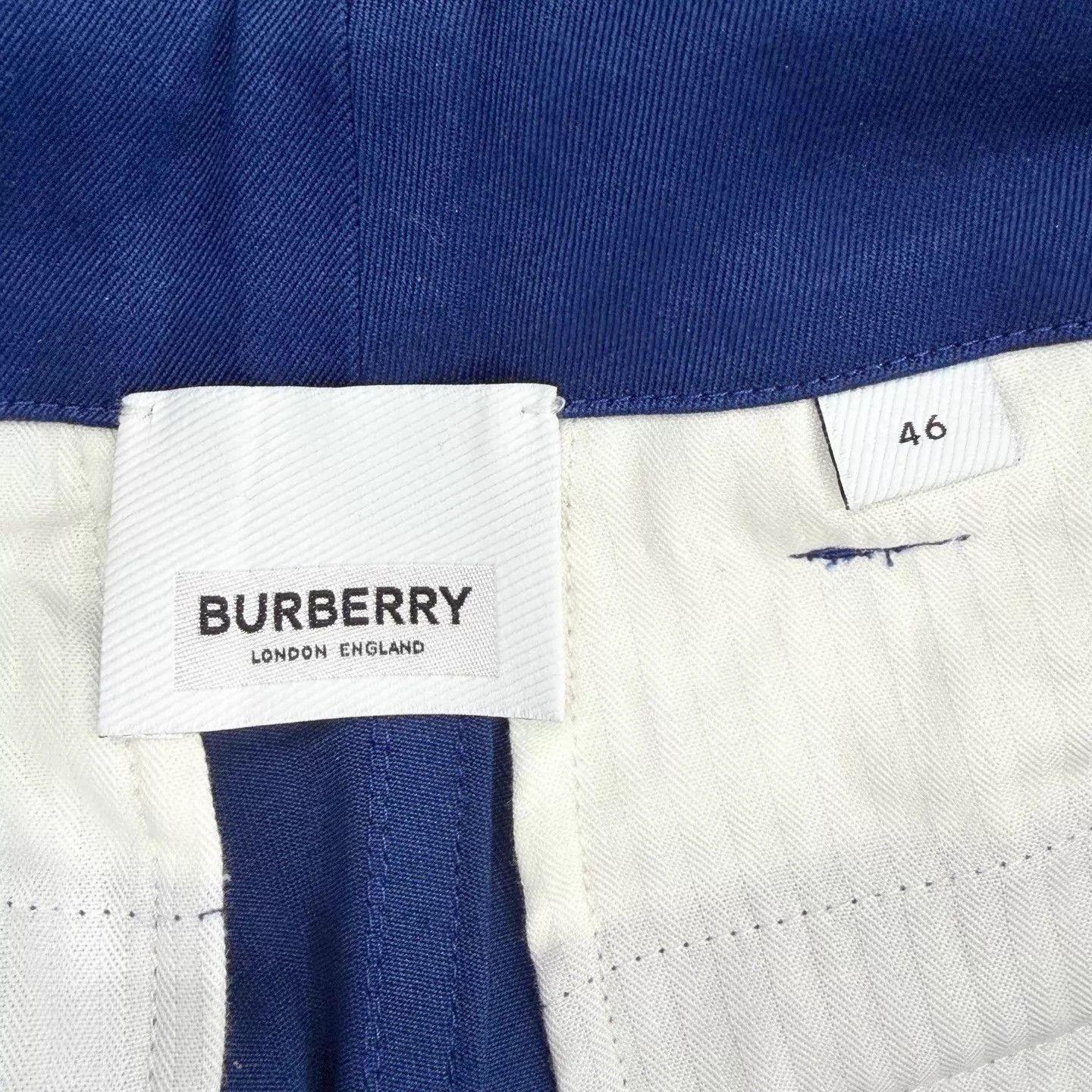 Burberry Blue Cargo Pants with Zipper Pockets Size US 30 / EU 46 - 3 Thumbnail