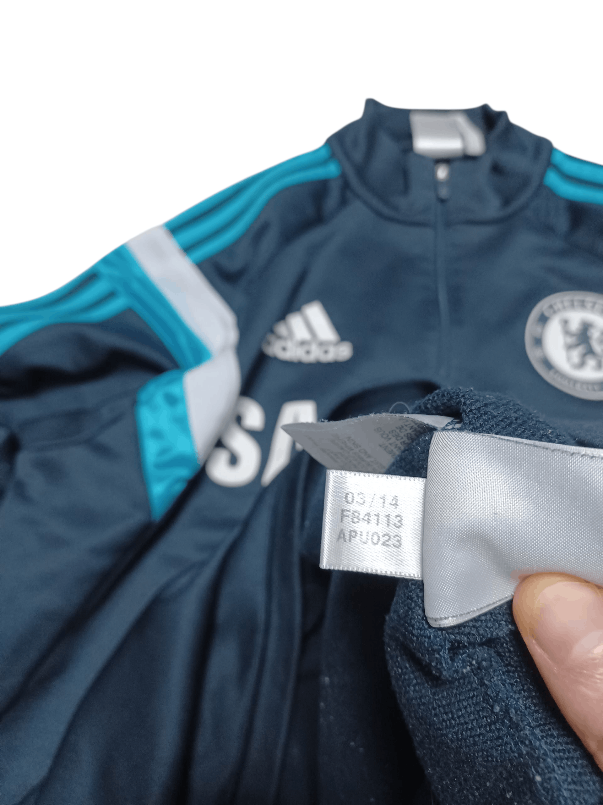 Adidas CHELSEA ADIDAS VINTAGE 2014 TRAINING SOCCER SWEATSHIRT Size US S / EU 44-46 / 1 - 5 Thumbnail