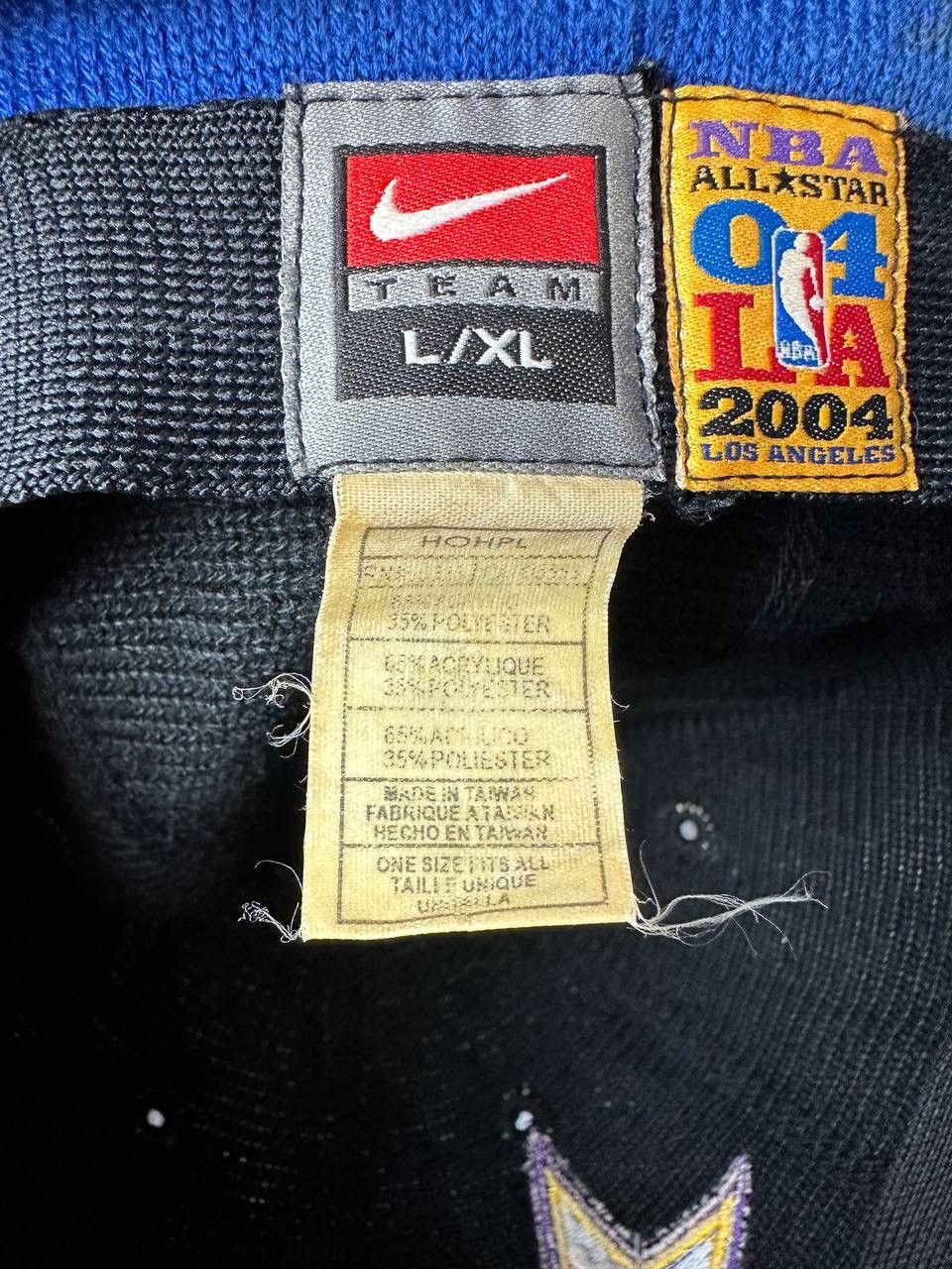 NBA × Nike × Vintage Rare Nike NBA 2004 All Star Game Bucket Hat L/XL Size ONE SIZE - 4 Thumbnail