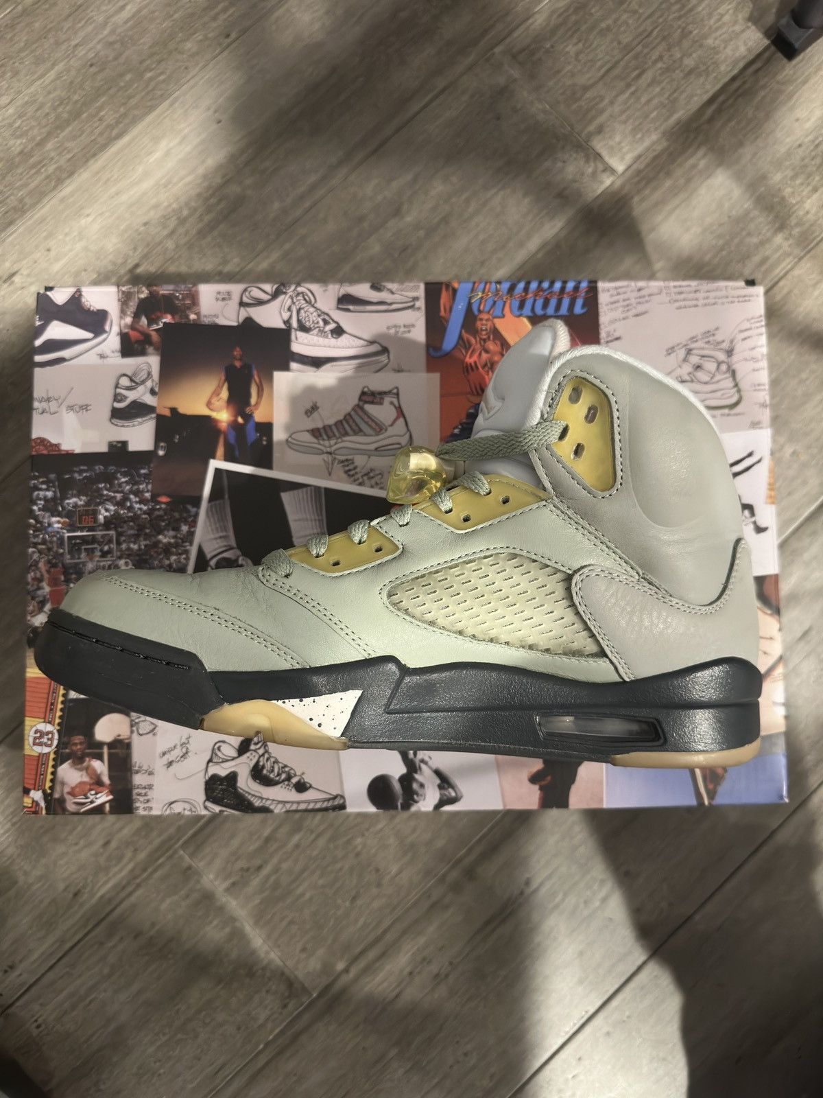 Jordan Brand × Nike Jade Green Air Jordan 5 Size US 8.5 / EU 41-42 - 8 Thumbnail