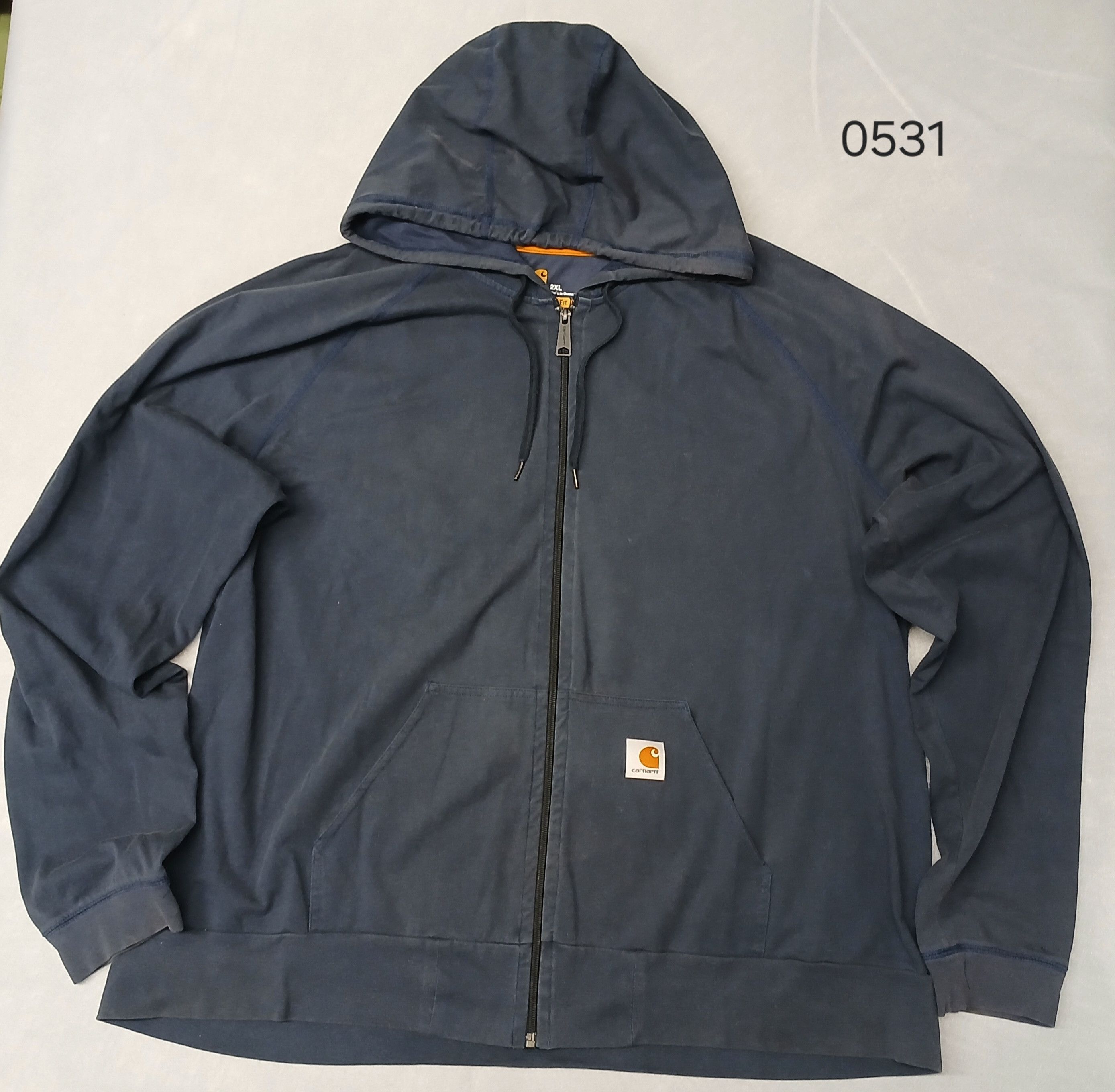 Carhartt Carhartt 2XL Blue Bomber Cotton Zip Down Jacket Size US XXL / EU 58 / 5 - 1 Thumbnail