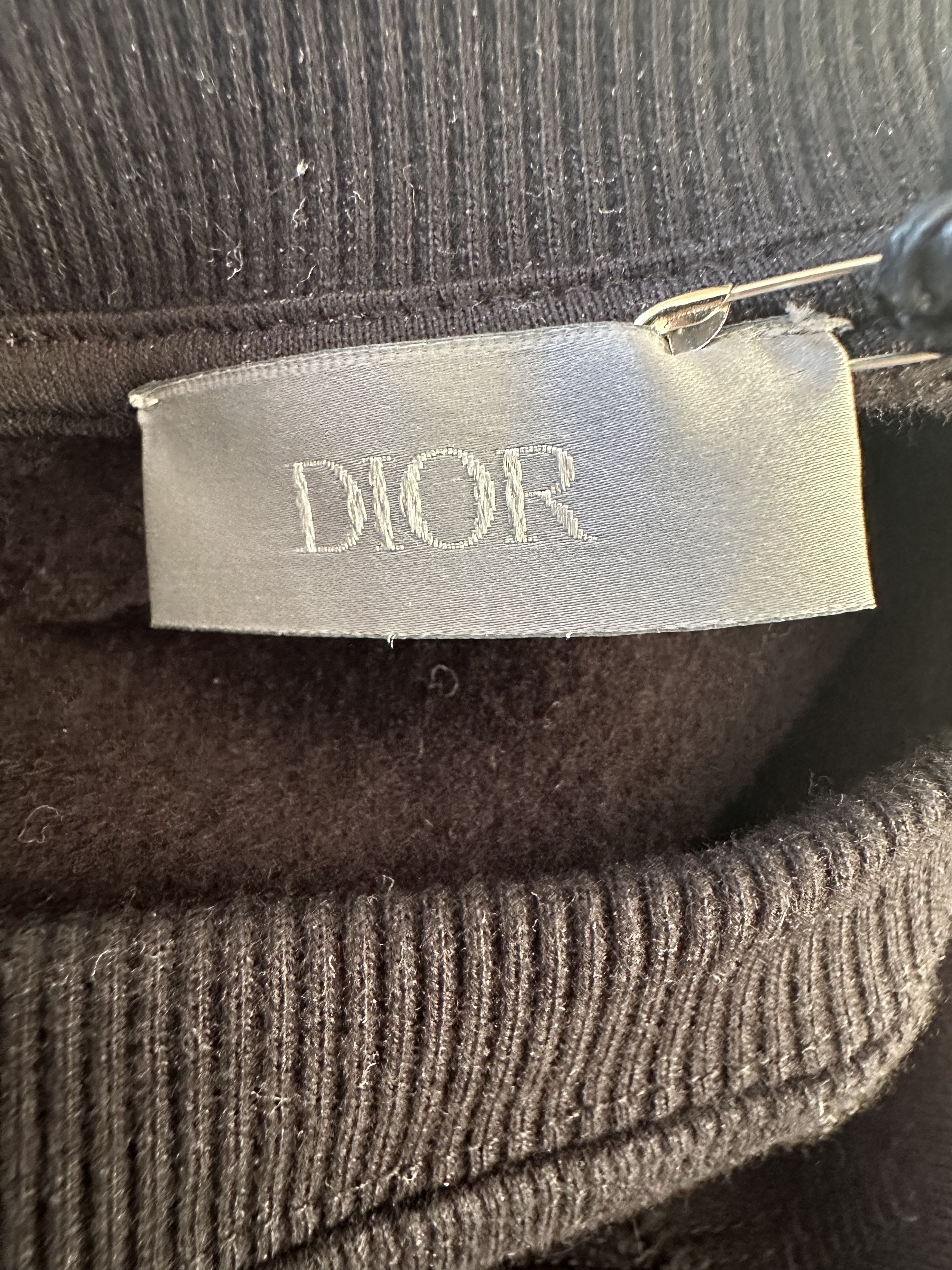 Dior Dior Kenny Scharf Black & Blue Embroidered Logo Sweater Size US L / EU 52-54 / 3 - 4 Thumbnail