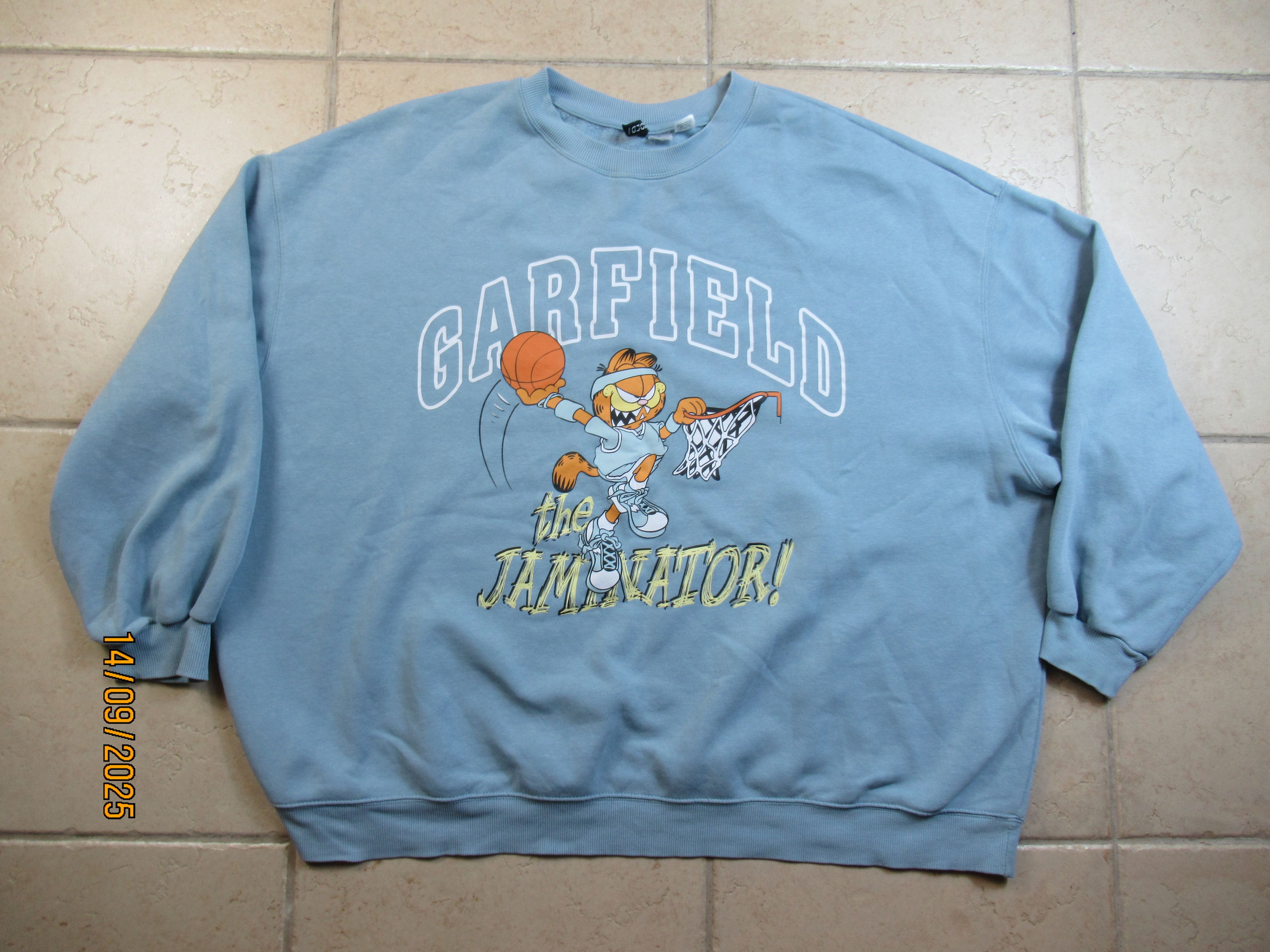 Other Garfield - The Jaminator light blue sweatshirt Size US XXL / EU 58 / 5 - 1 Thumbnail
