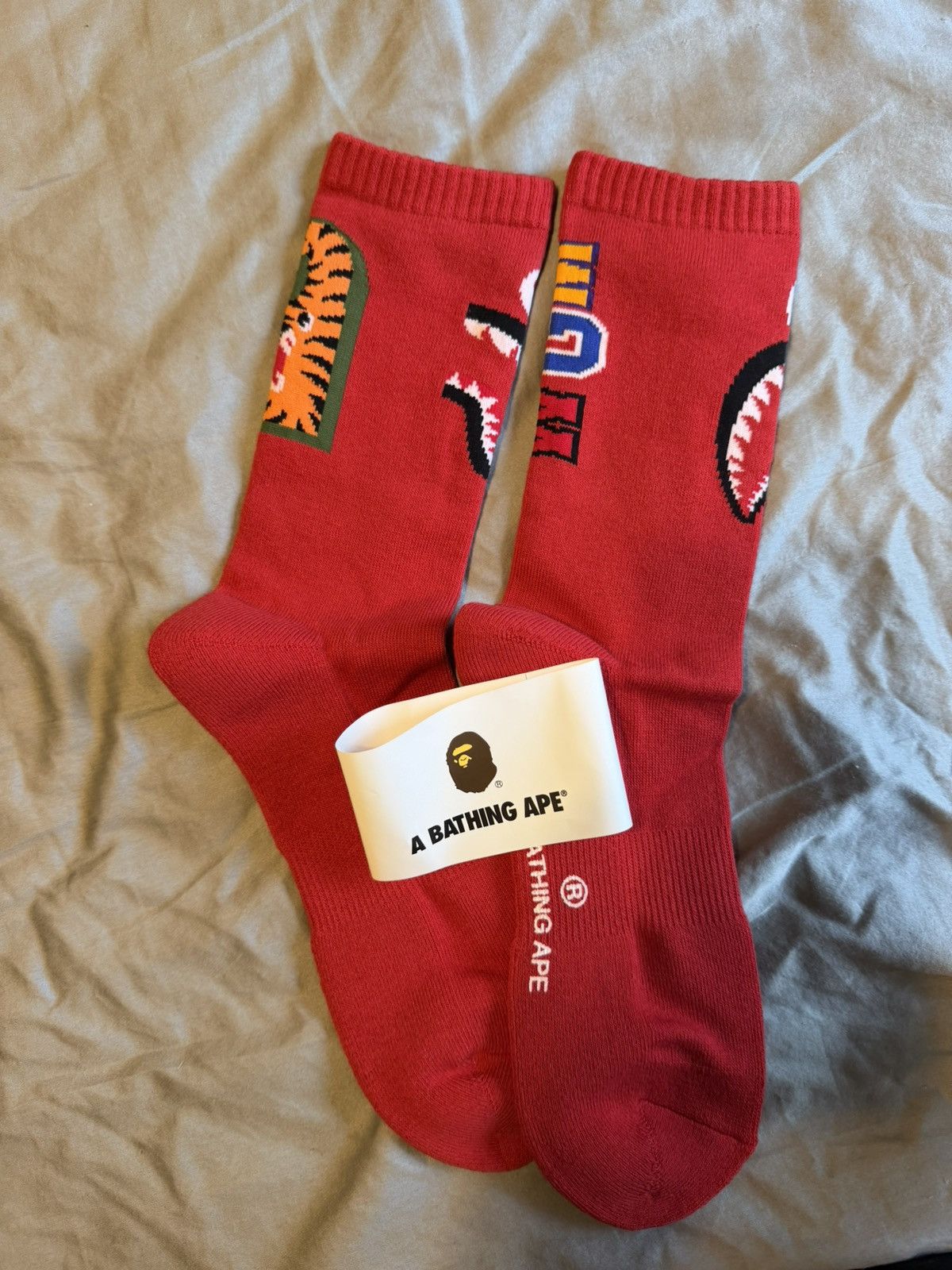 Bape Bape collage socks Size ONE SIZE - 3 Thumbnail