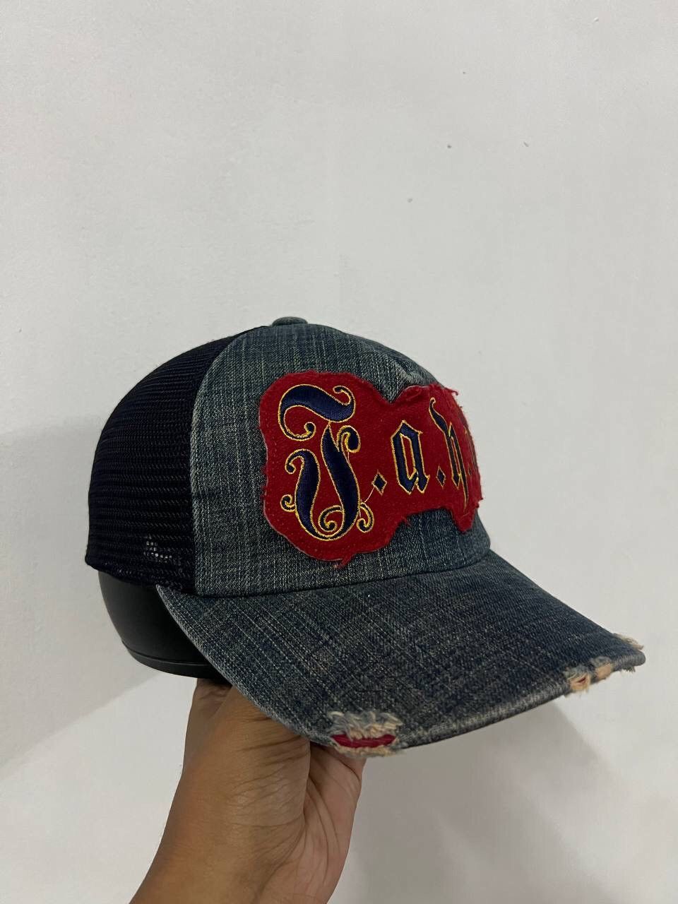 Hat Club Fahu Distressed Trucker Hat Size ONE SIZE - 2 Thumbnail