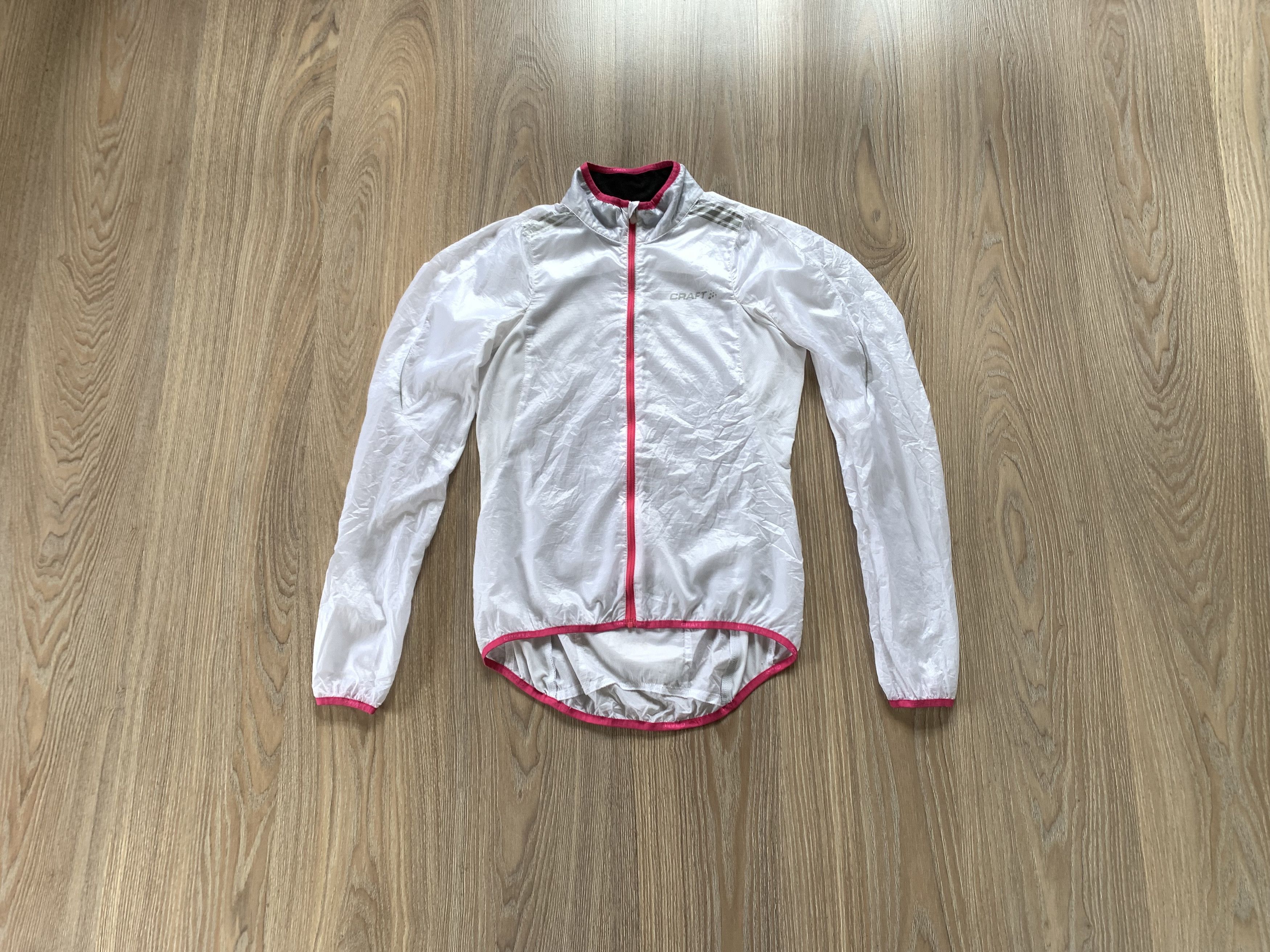 Sports Specialties Craft Lightweight White Running Windbreaker Jacket Size S / US 4 / IT 40 - 1 Thumbnail
