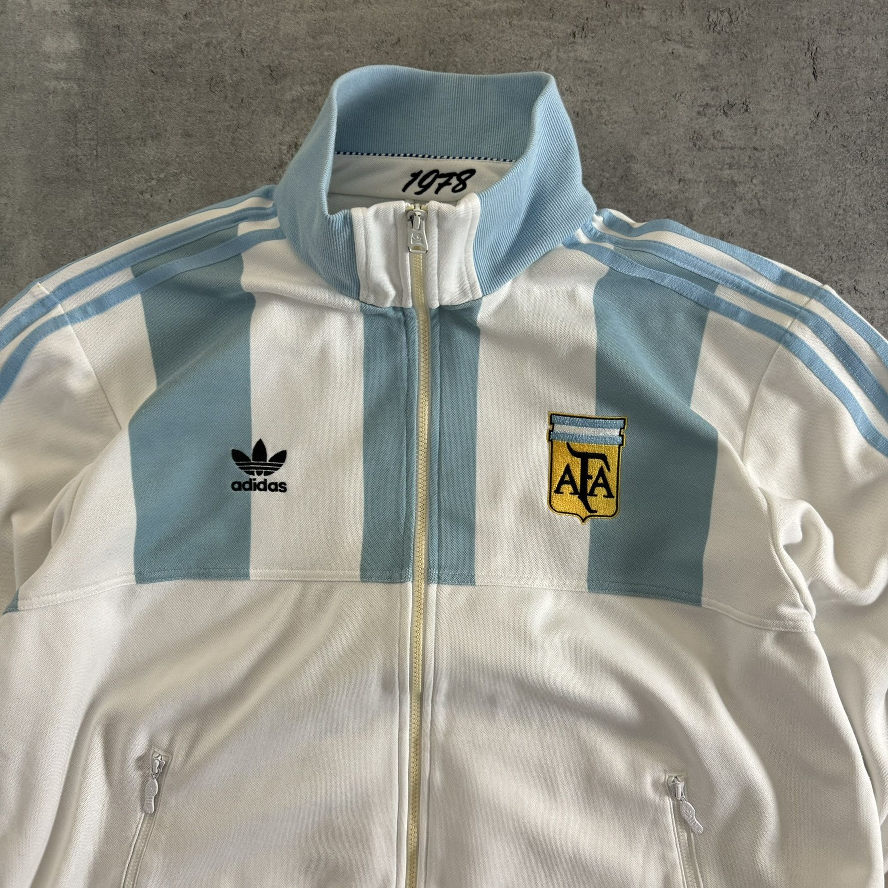 Adidas × Vintage Adidas Argentina AFA Soccer FIFA Track Jacket (2XL) Size US XXL / EU 58 / 5 - 2 Thumbnail