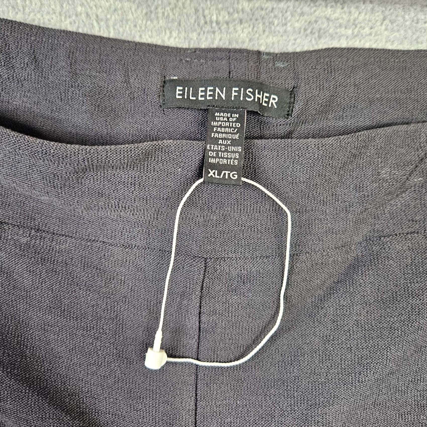 Eileen Fisher Eileen Fisher Women's Pants Dark Grey Pull On Knit Stretch Regular XS? (Oops) Size 40" / US 18 - 2 Thumbnail