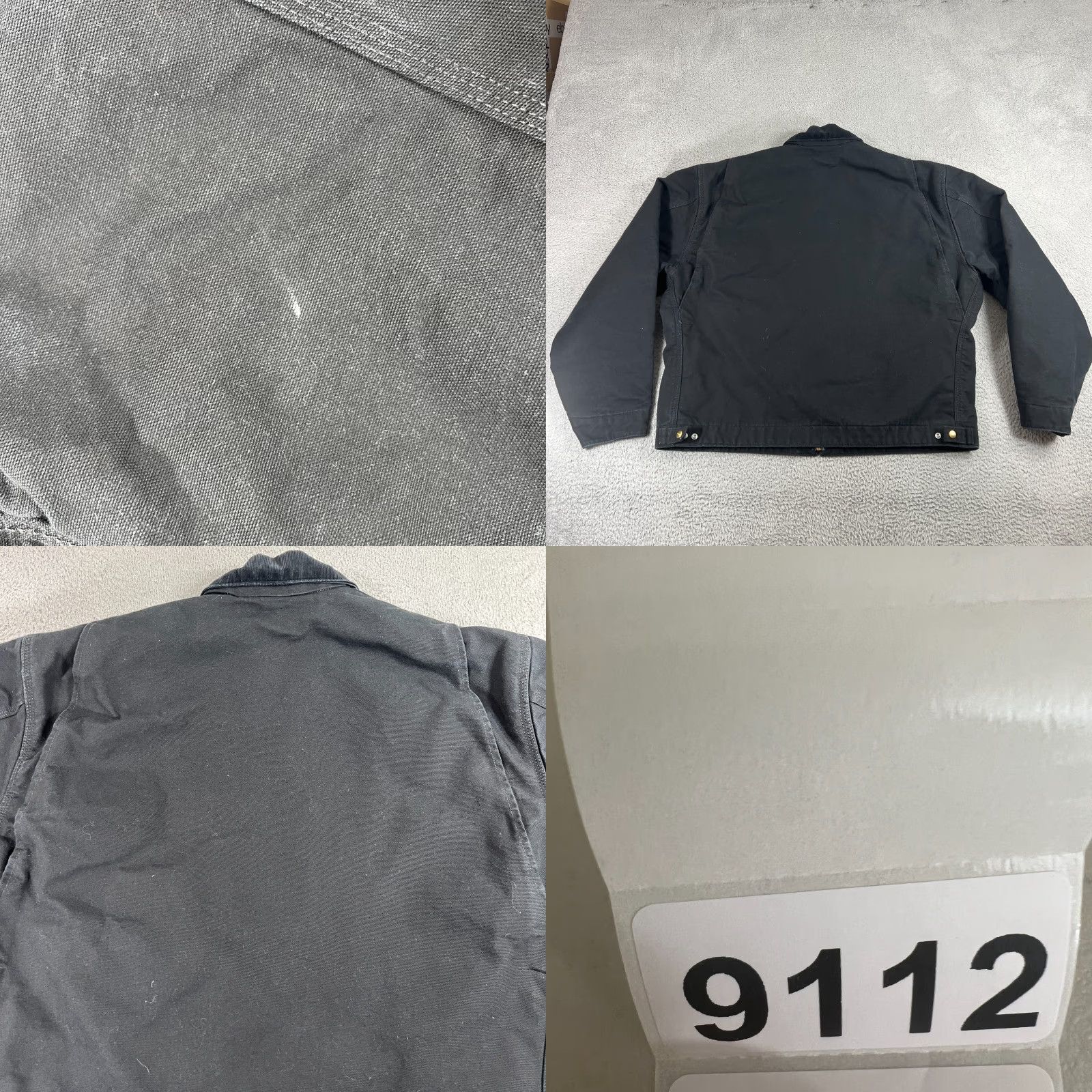 Carhartt VINTAGE Carhartt Jacket Mens 2XL Black Detroit Wool Lined Blanket J001 BLK USA Size US XXL / EU 58 / 5 - 9 Thumbnail