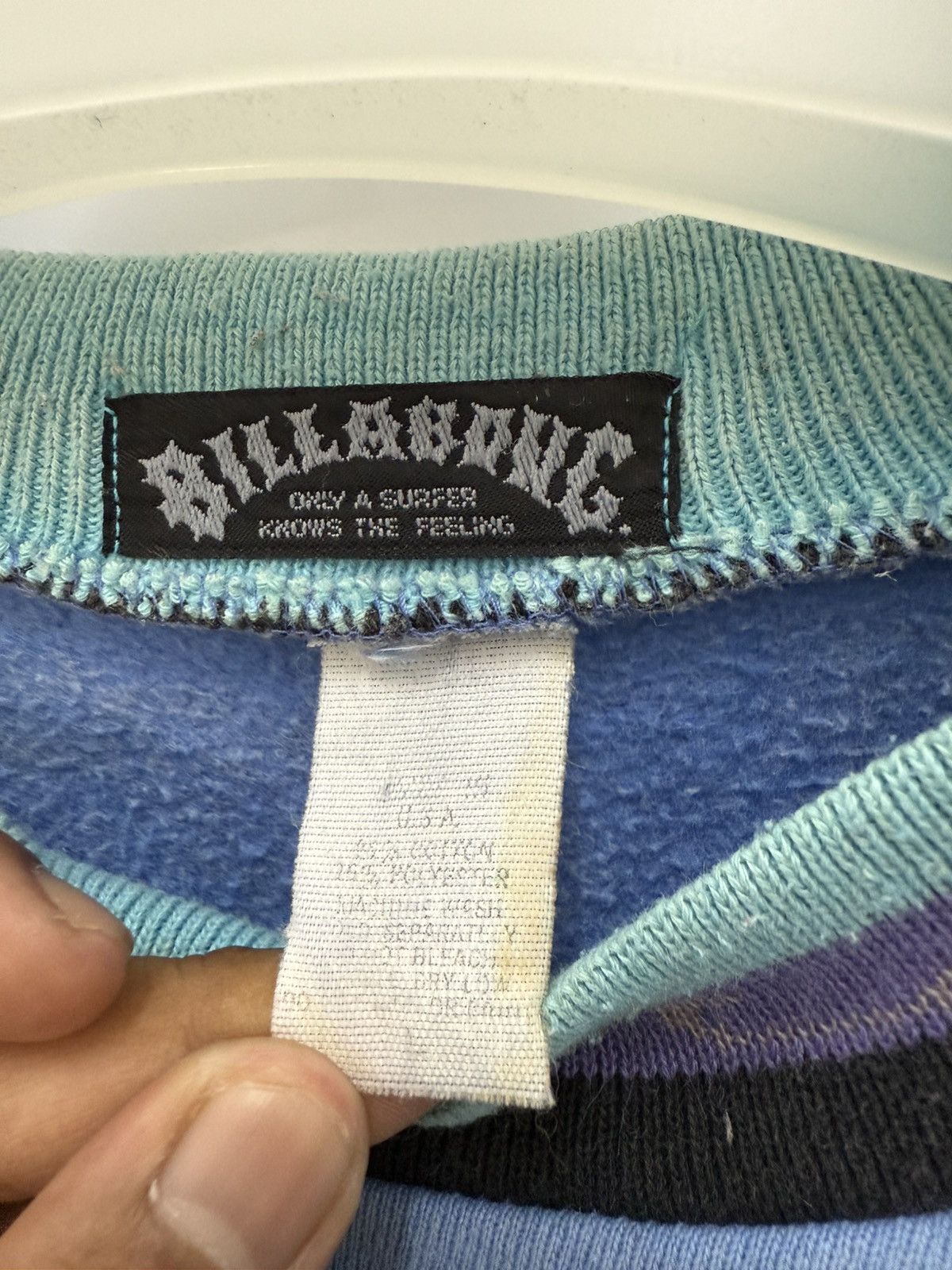 Billabong 🔥 Vintage 90's BILLABONG Crazy Trashed Worn surf - L Size US M / EU 48-50 / 2 - 8 Thumbnail