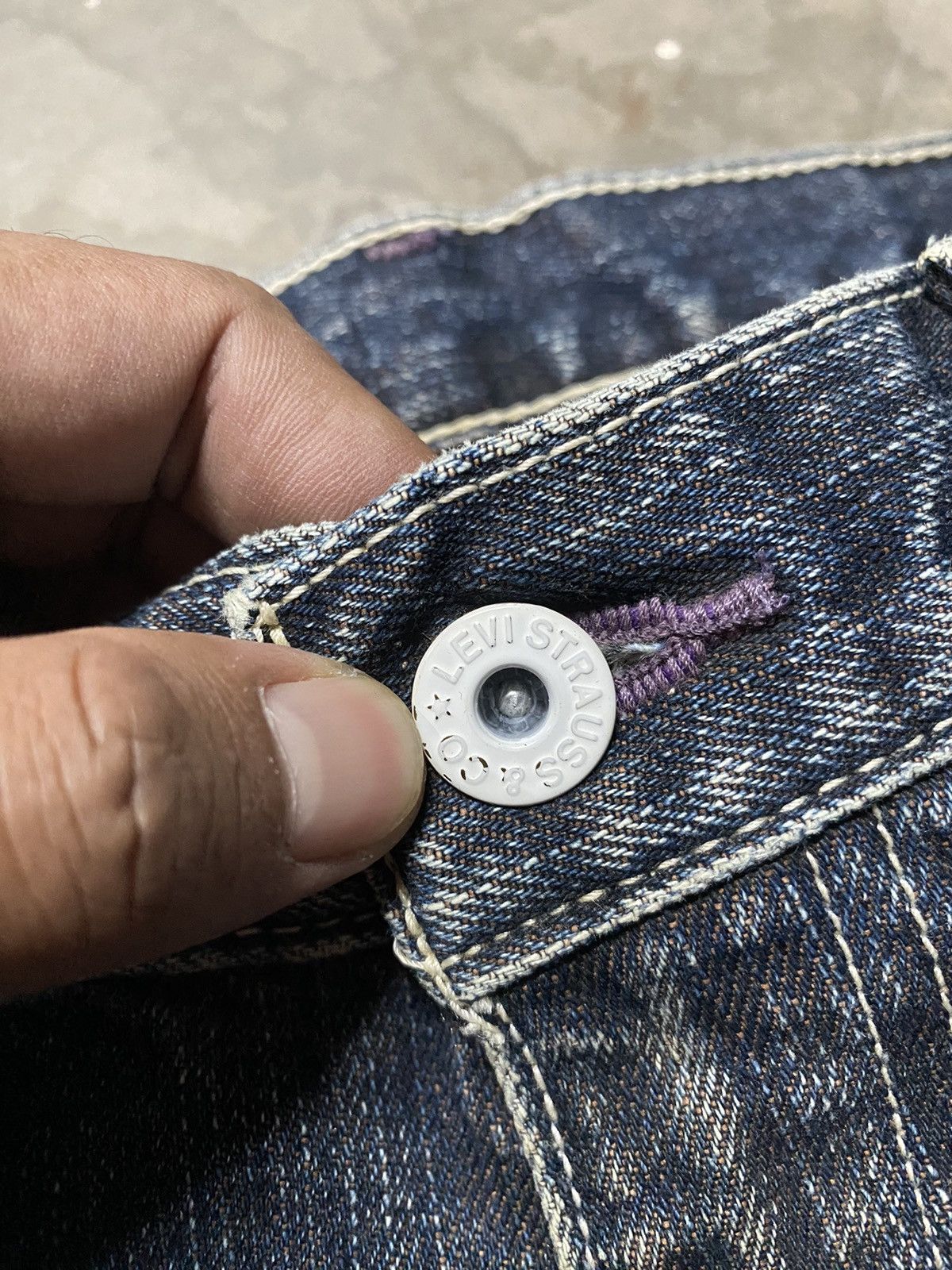 Levi's × Vintage Baggy Jeans Vintage Levis 502 Distressed Rusty Denim Size US 31 - 8 Thumbnail