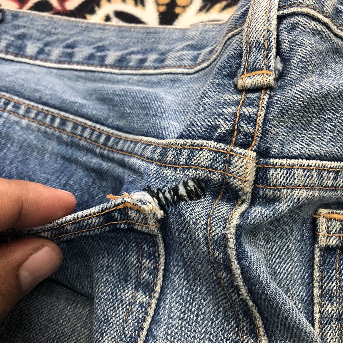 Issey Miyake By Issey Miyake!! Tsumori Chisato Patchwork Denim Pants Size 30" / US 8 / IT 44 - 16 Thumbnail