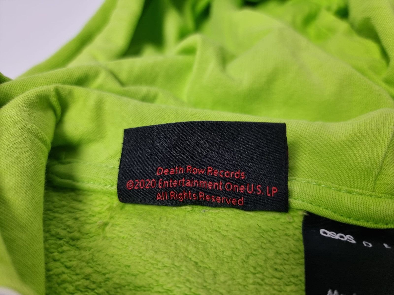 Asos × Death Row Records Death Row Records asos neon green hoodie S oversize Size US S / EU 44-46 / 1 - 11 Thumbnail