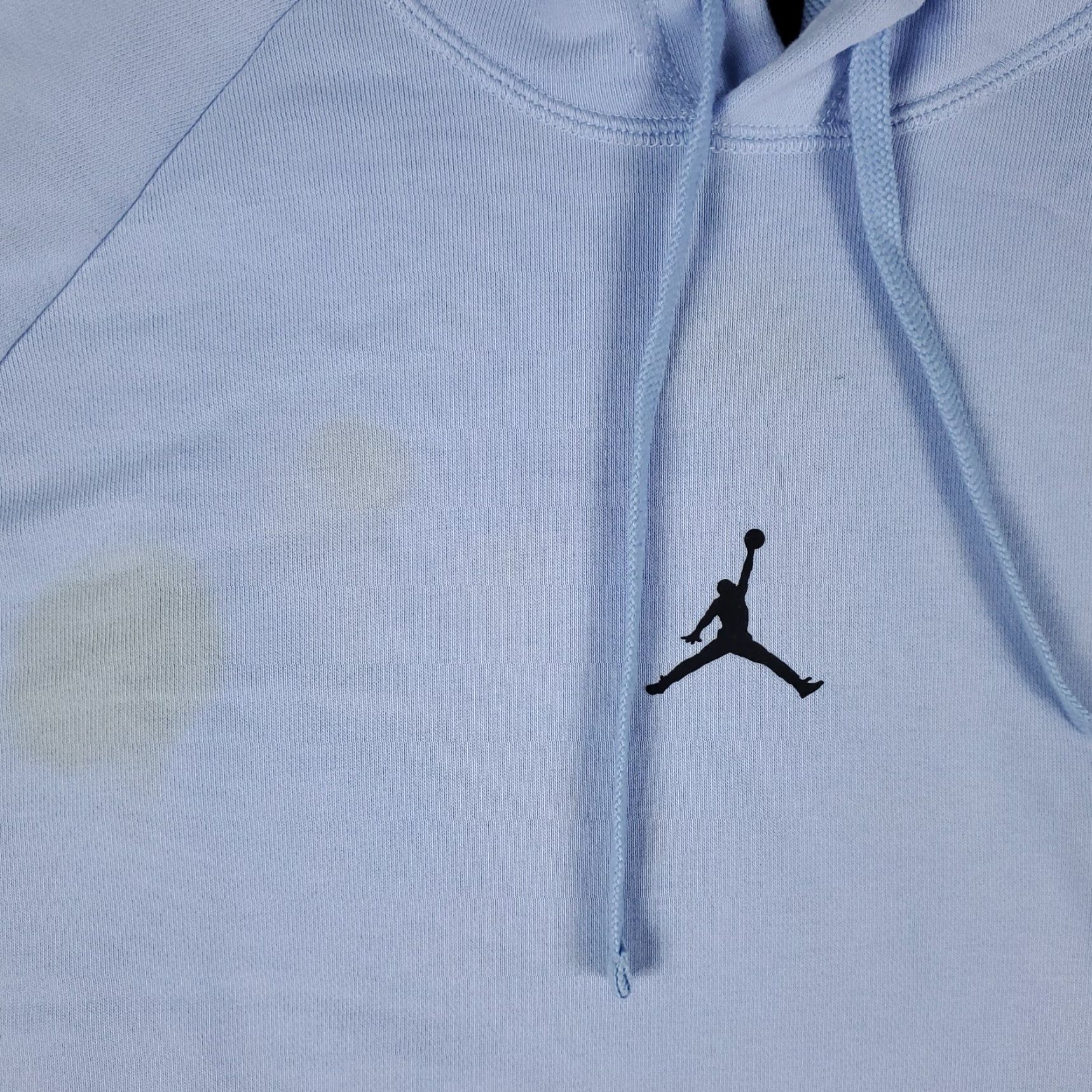 Jordan Brand Jordan Hoodie Mens XL Light Blue Jumpman Pullover Sweatshirt Mock Neck Pockets Logo Regular Jordan Size US XL / EU 56 / 4 - 3 Thumbnail