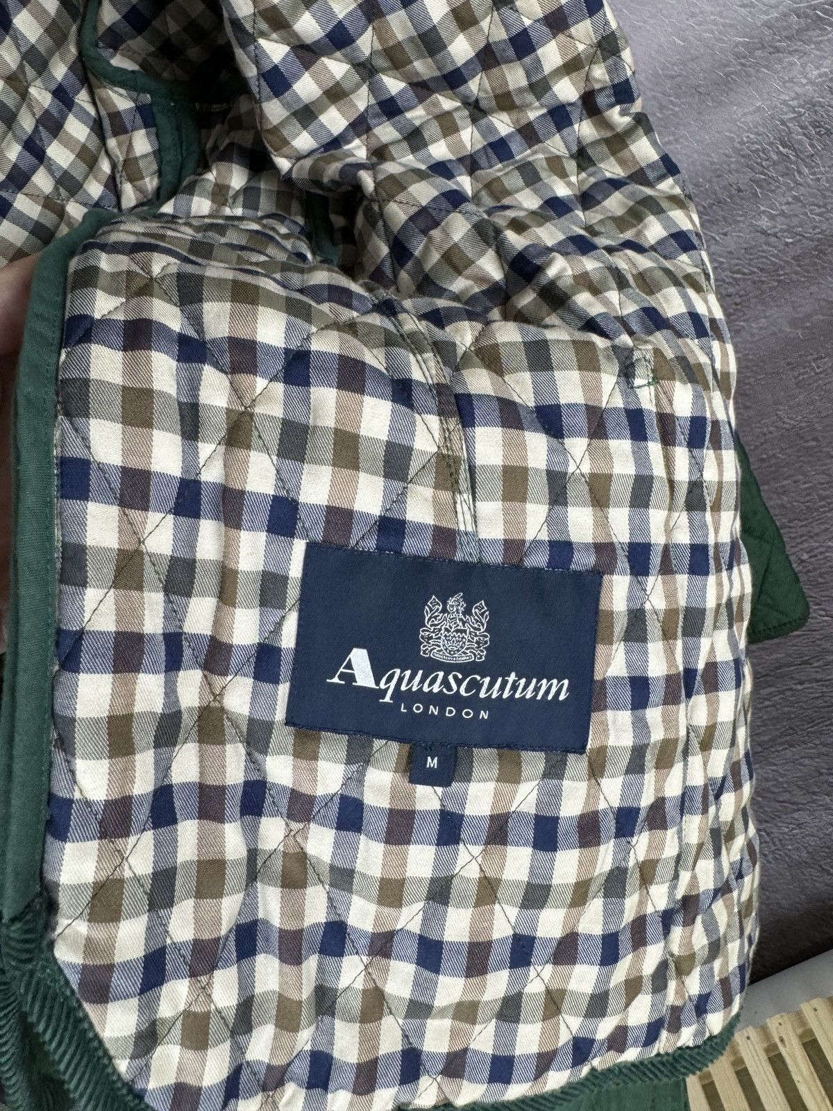 Aquascutum Aquascutum Green Quilted women’s jacket check size M Size M / US 6-8 / IT 42-44 - 11 Thumbnail