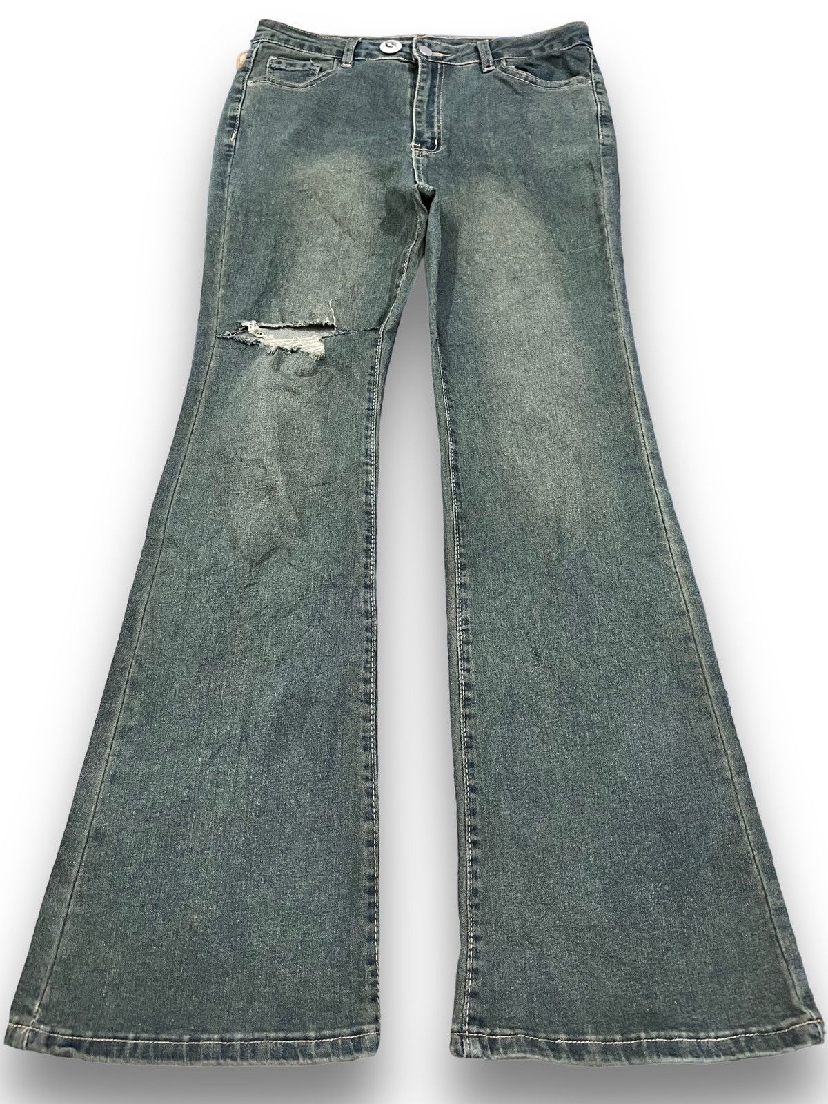 7 Days Active × Vintage Vintage Japanese Brand Flare BootCut Denim Size US 31 - 1 Thumbnail