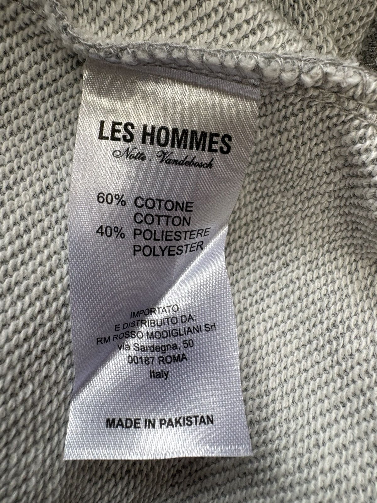 Les Hommes Les Hommes Grey Hoodie 2XL BNWT Size US XXL / EU 58 / 5 - 4 Thumbnail