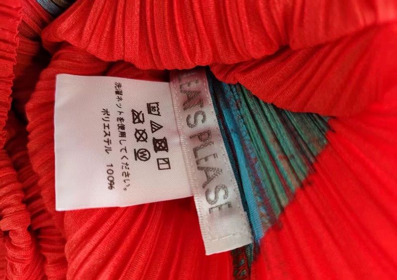 Issey Miyake Issey Miyake size:5 Red pleated dress Size XS / US 0-2 / IT 36-38 - 5 Thumbnail