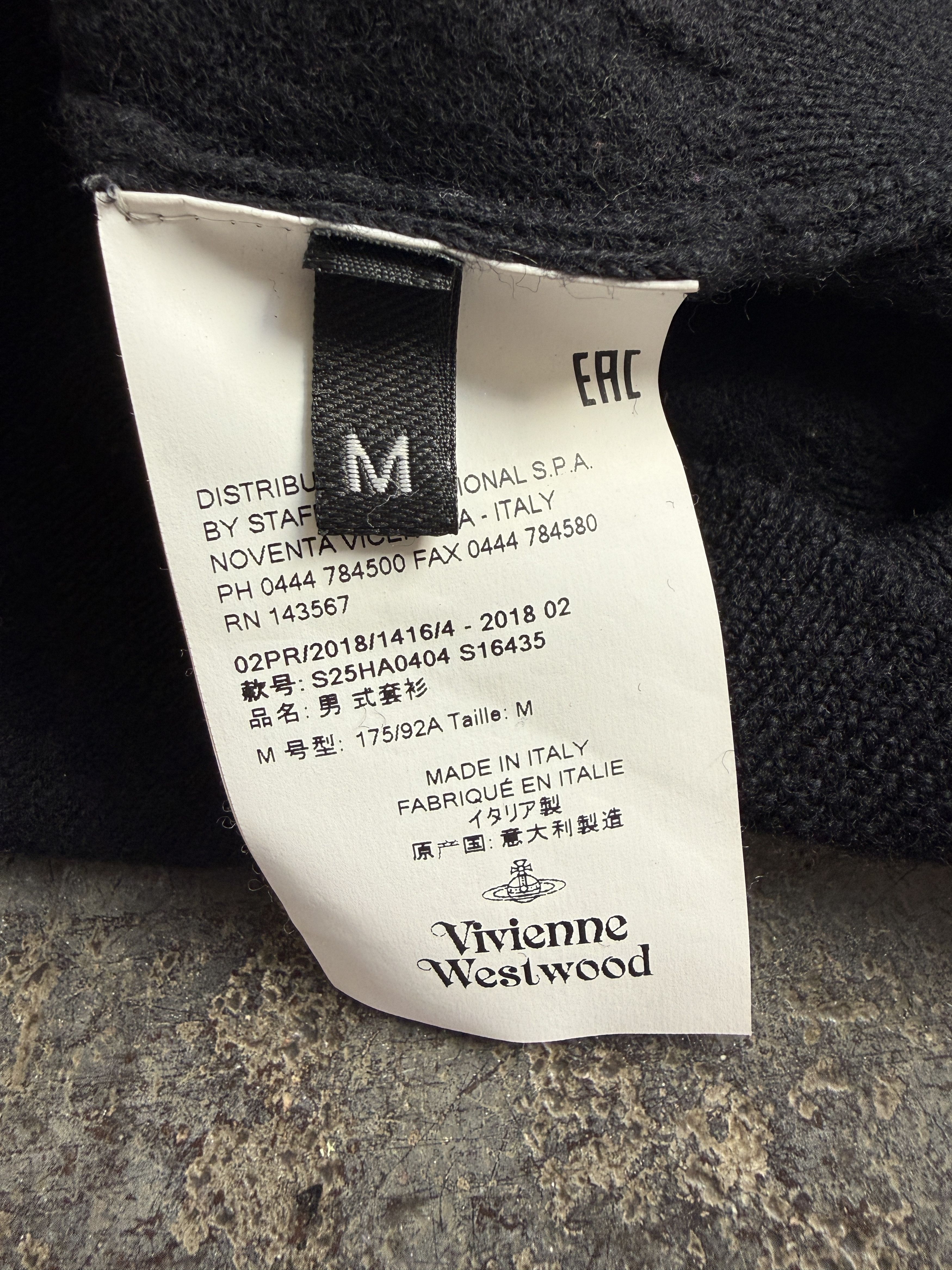Vivienne Westwood 2018 Vivienne Westwood Black Turtleneck w/ Embroidered Orb Size M / US 6-8 / IT 42-44 - 6 Thumbnail