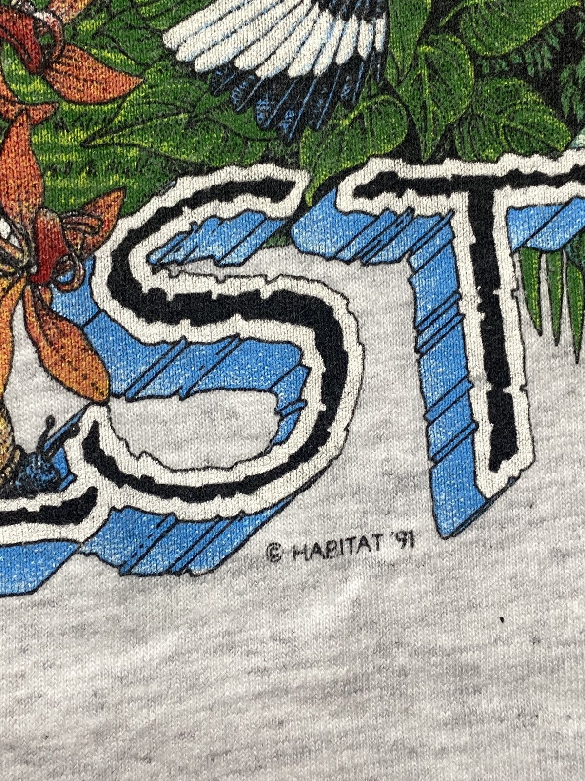 Habitat × Hysteric Glamour × Japanese Brand 1991 Habitat Oneita - Flora & Fauna T-Shirt Size US L / EU 52-54 / 3 - 10 Thumbnail
