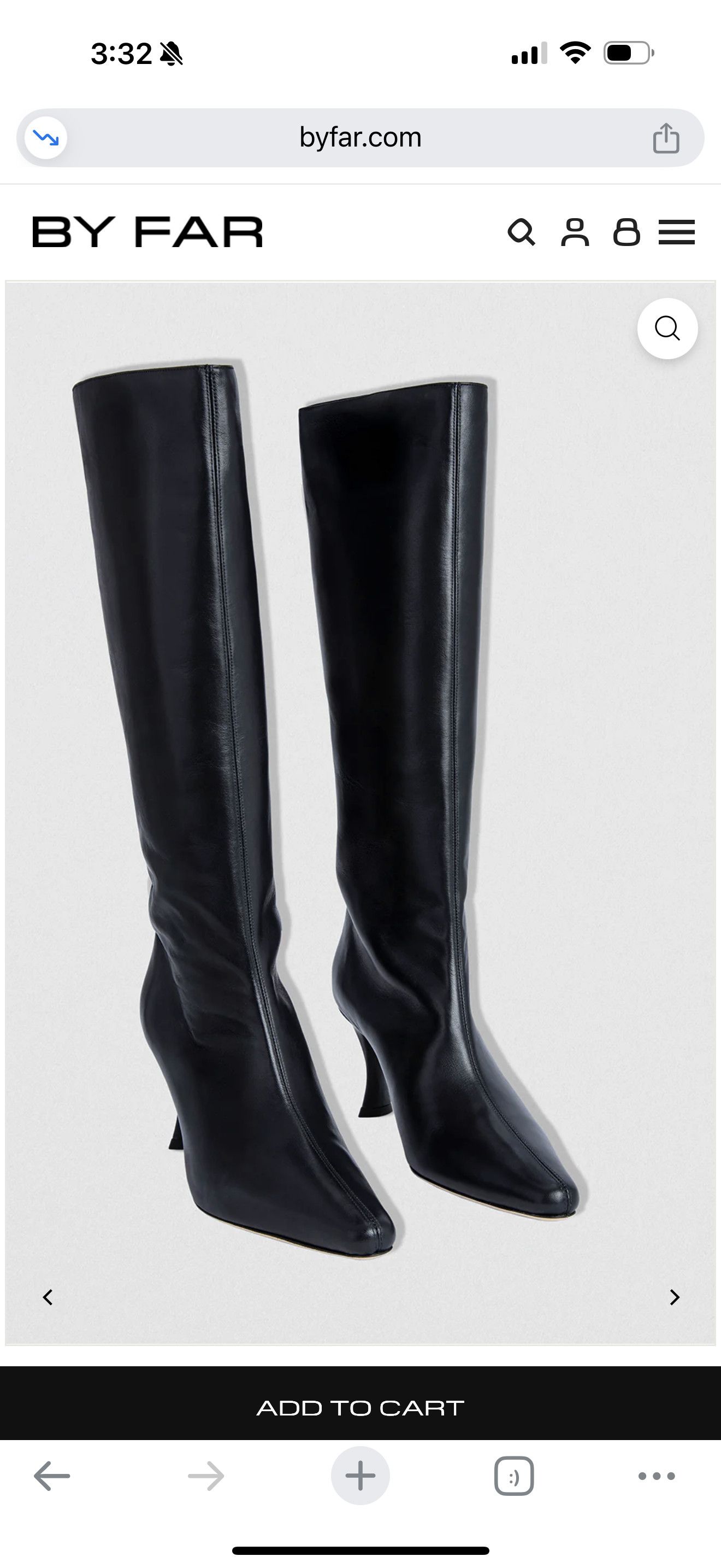 By Far Stevie 42 knee high boog Size US 10 / IT 40 - 2 Thumbnail