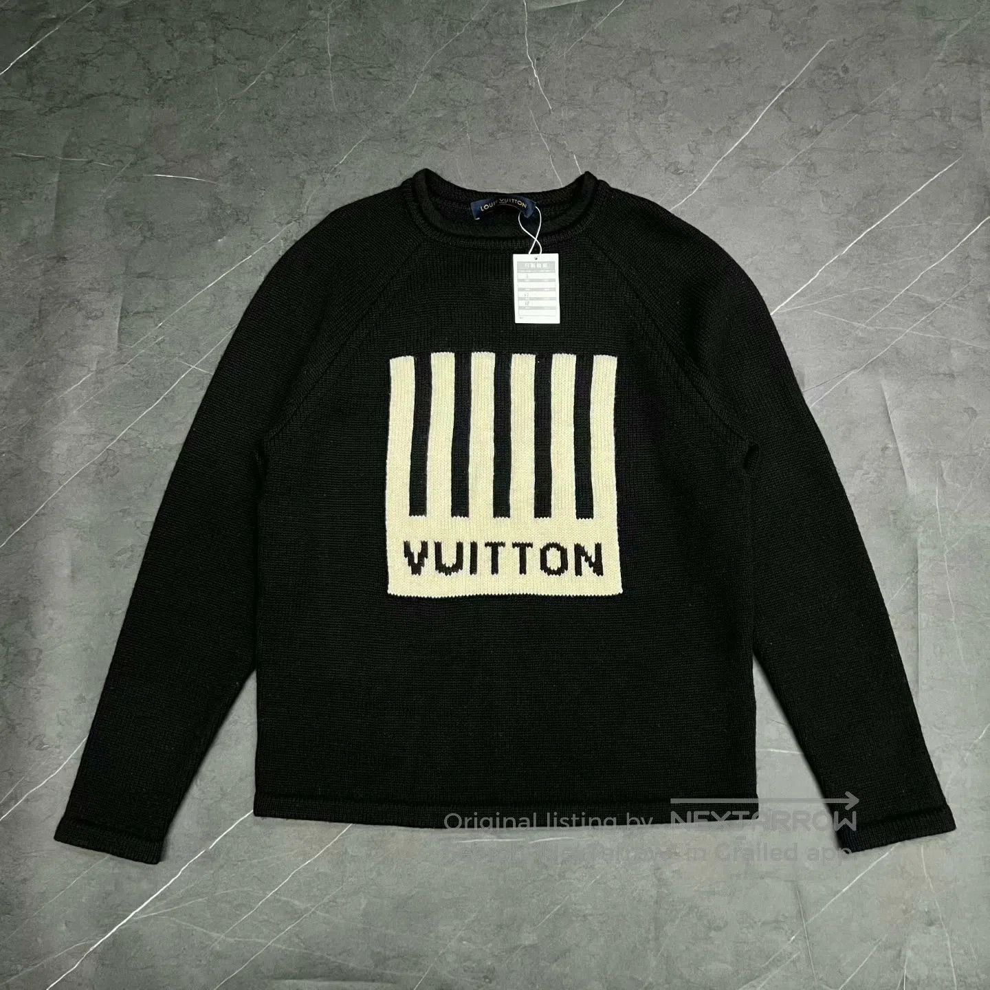 Louis Vuitton louis vuitton piano key sweater in black. Size US S / EU 44-46 / 1 - 1 Thumbnail