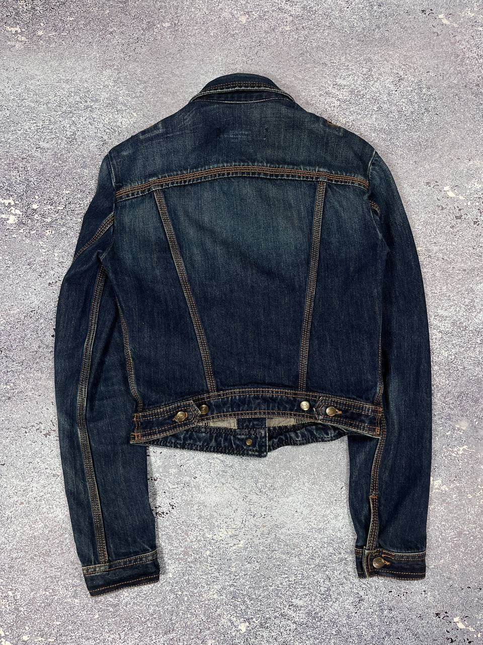 Roberto Cavalli Roberto Just Cavalli Vintage Blue Denim Jean Jacket size XS Size XS / US 0-2 / IT 36-38 - 4 Thumbnail