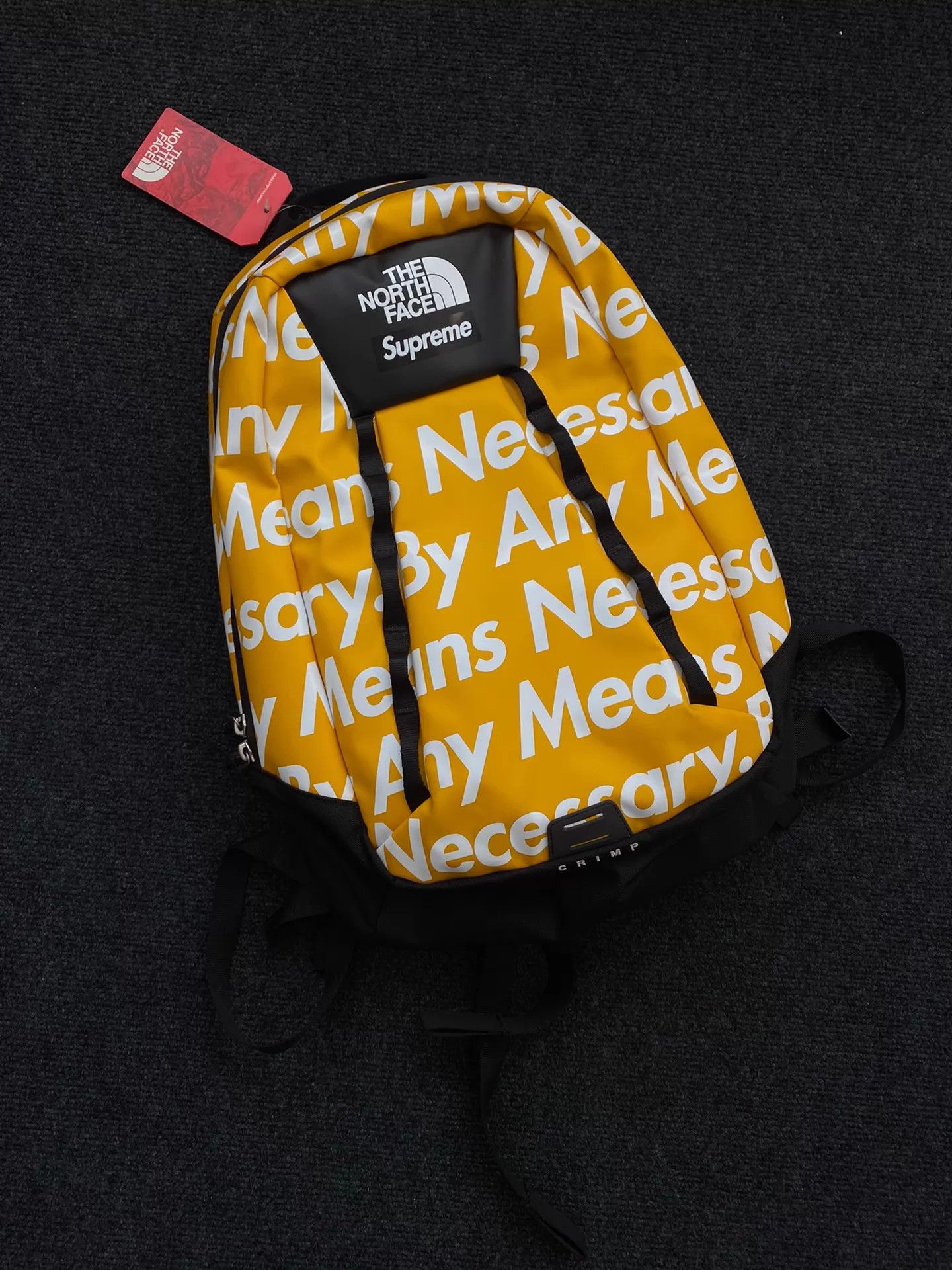 Supreme Supreme x North Face 2016 Steep Tech Backpack Yellow / Blue |  Grailed