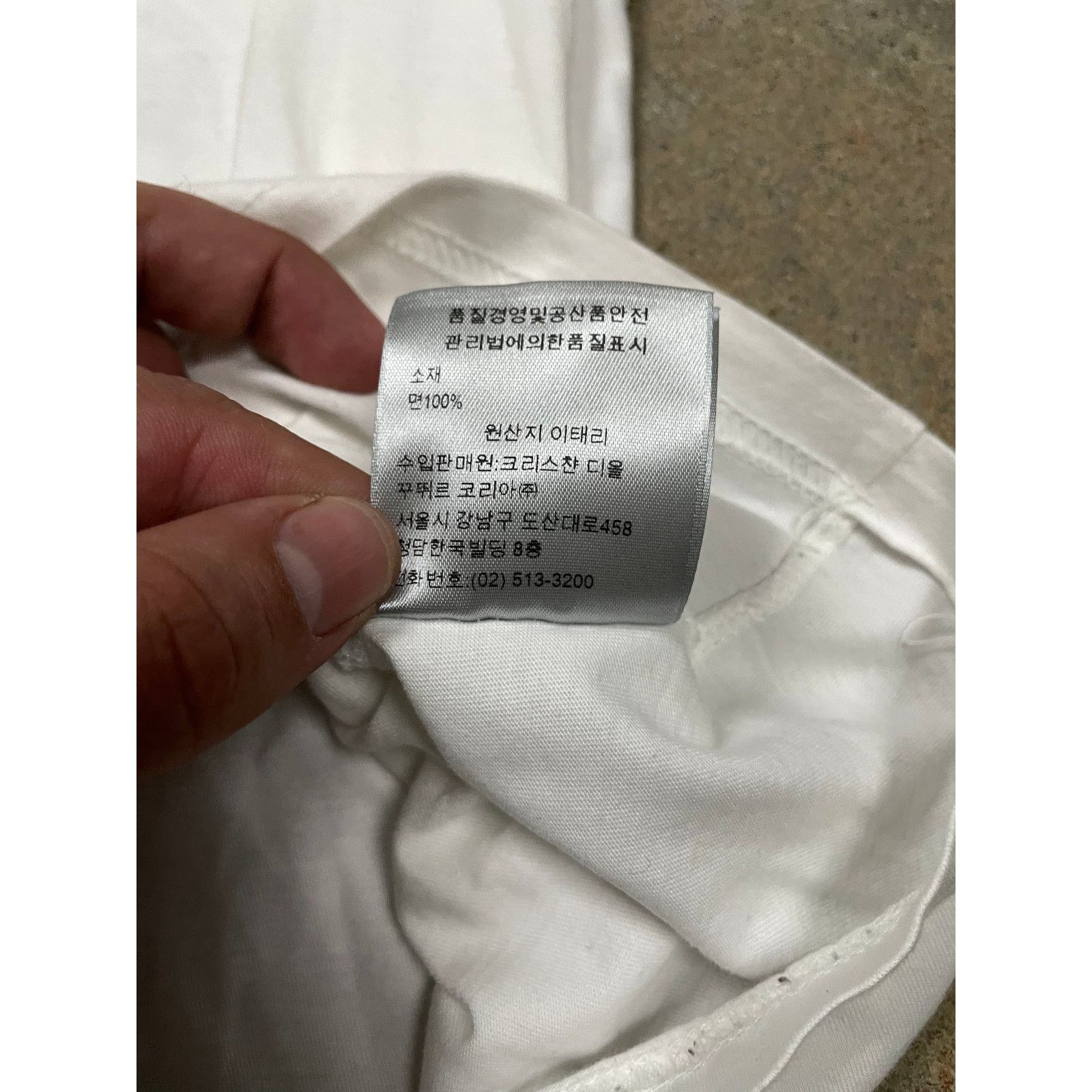 Dior Dior White Tee Visteur Used Medium Size US M / EU 48-50 / 2 - 6 Thumbnail