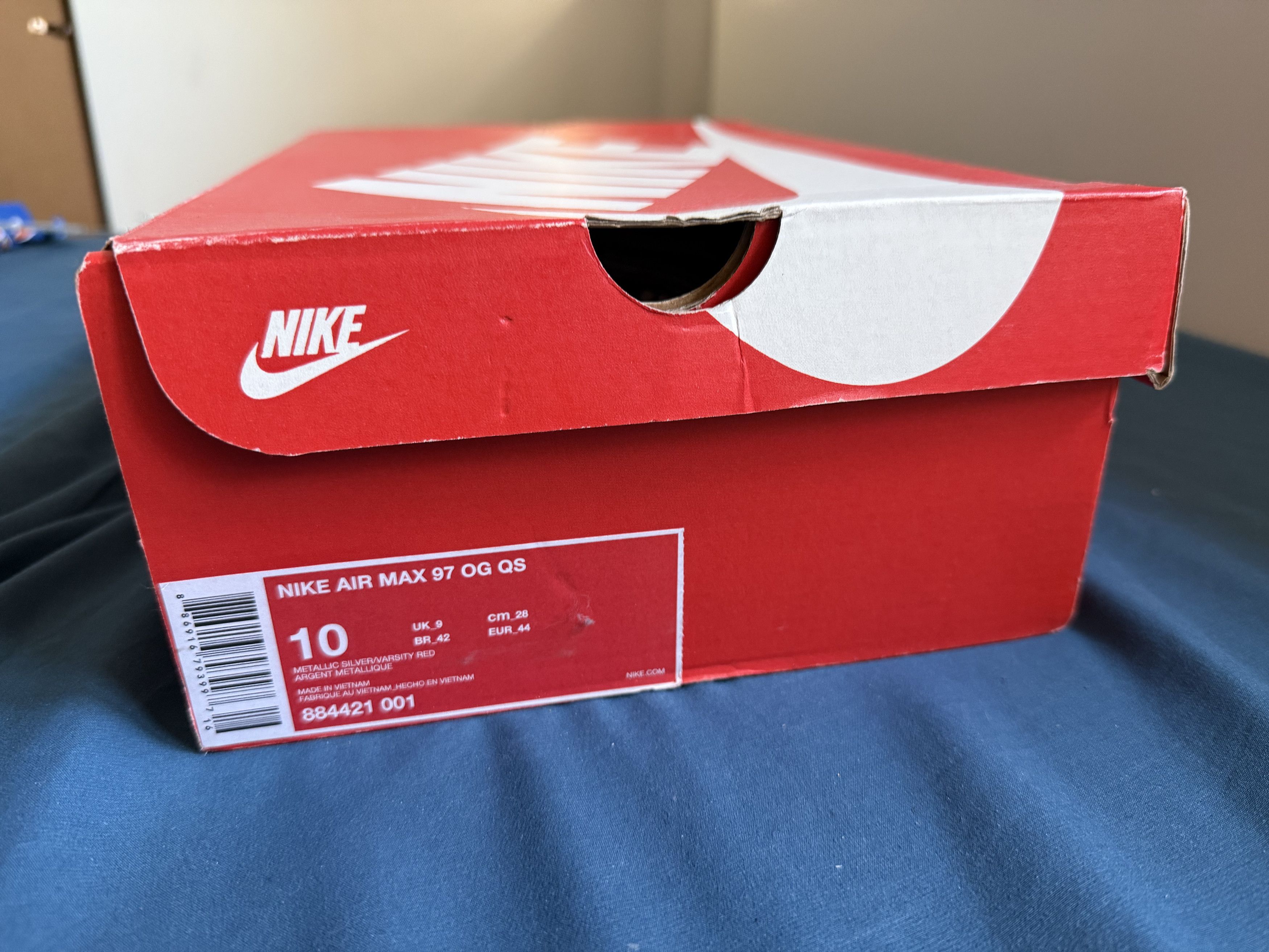 Nike Size 10 - Nike Air Max 97 OG QS 2017 Silver Bullet Size US 10 / EU 43 - 2 Thumbnail
