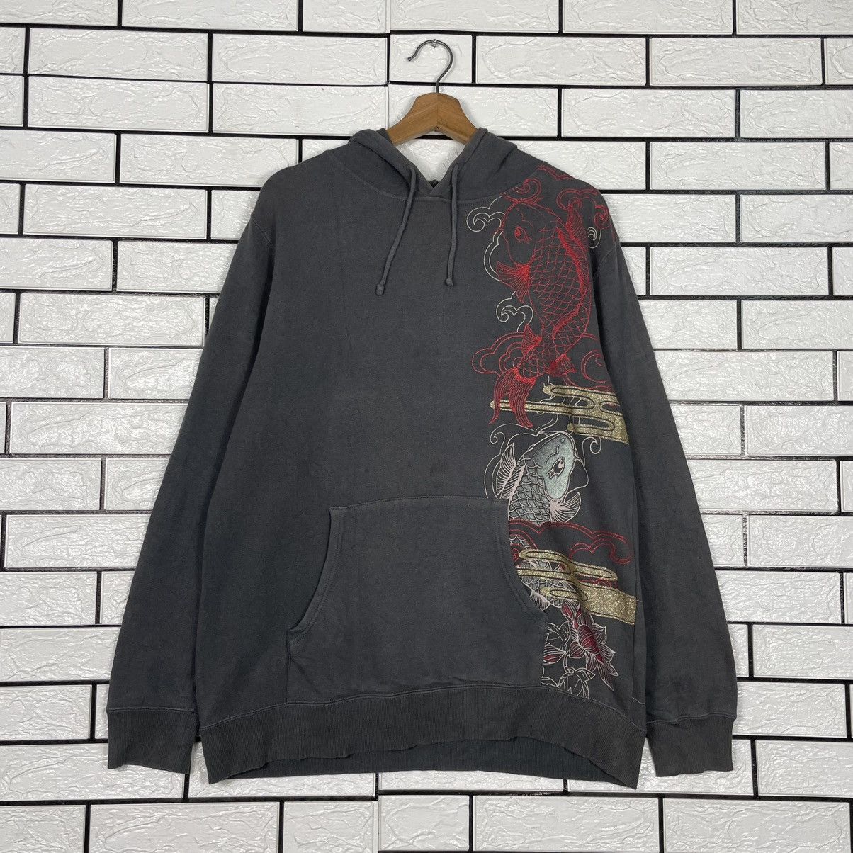 Japanese Brand Sorridere Koi Fish Sukajan Pullover Hoodie Size US L / EU 52-54 / 3 - 9 Thumbnail