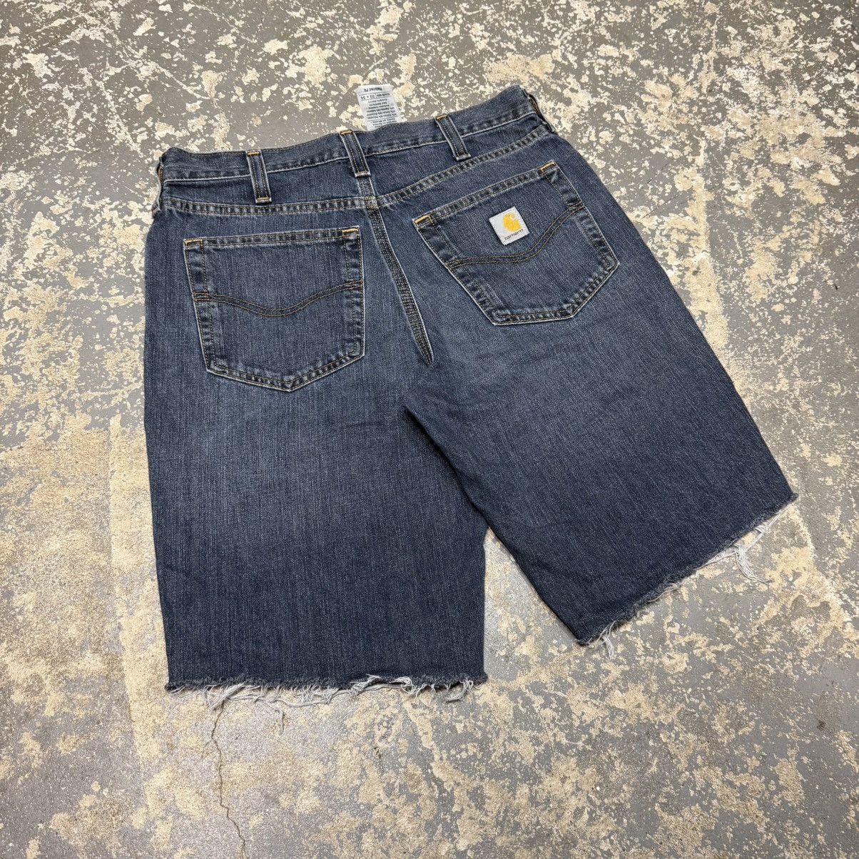 Carhartt Vintage Carhartt Denim Cut Off Workwear Shorts Jorts Size US 32 / EU 48 - 8 Thumbnail