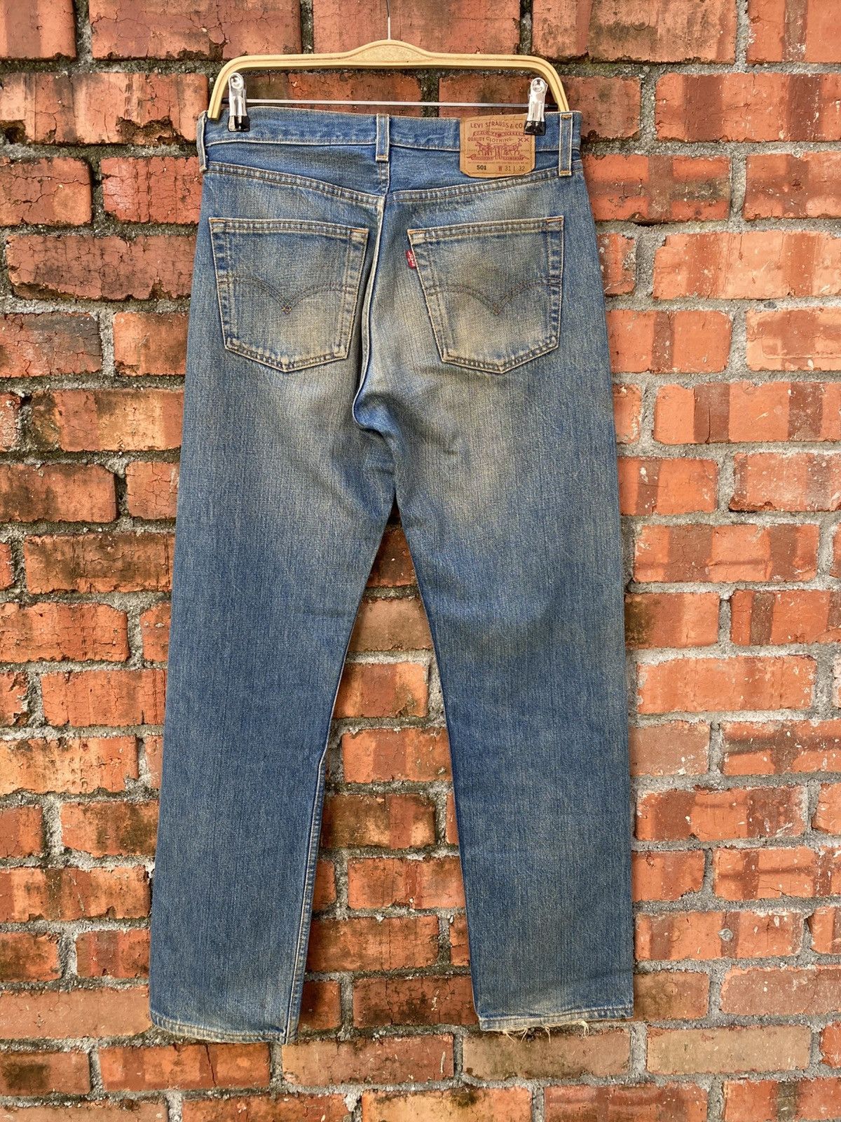 Levi's × Levi's Vintage Clothing × Vintage W31x31 vintage levi's 501 made in USA faded Size US 31 - 2 Thumbnail